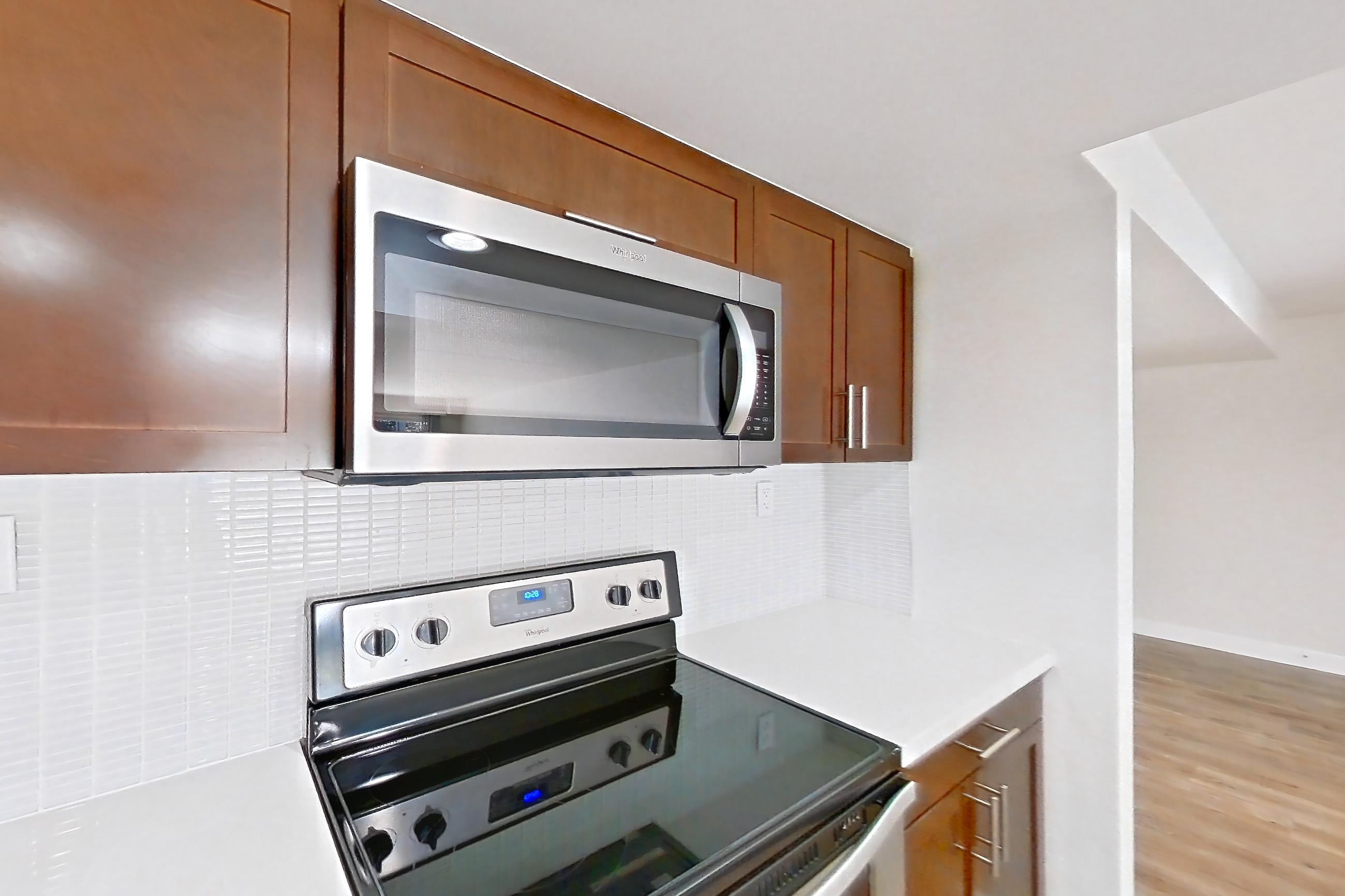 Kitchen in Apartment 4202 at Wayfarer Apartments + Marina, 1DA floor plan