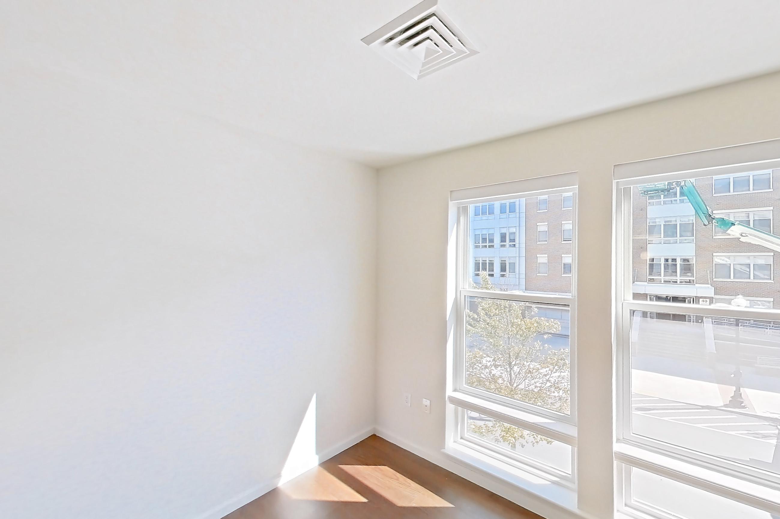 Living space, Apartment PE1-233 at Portside at East Pier