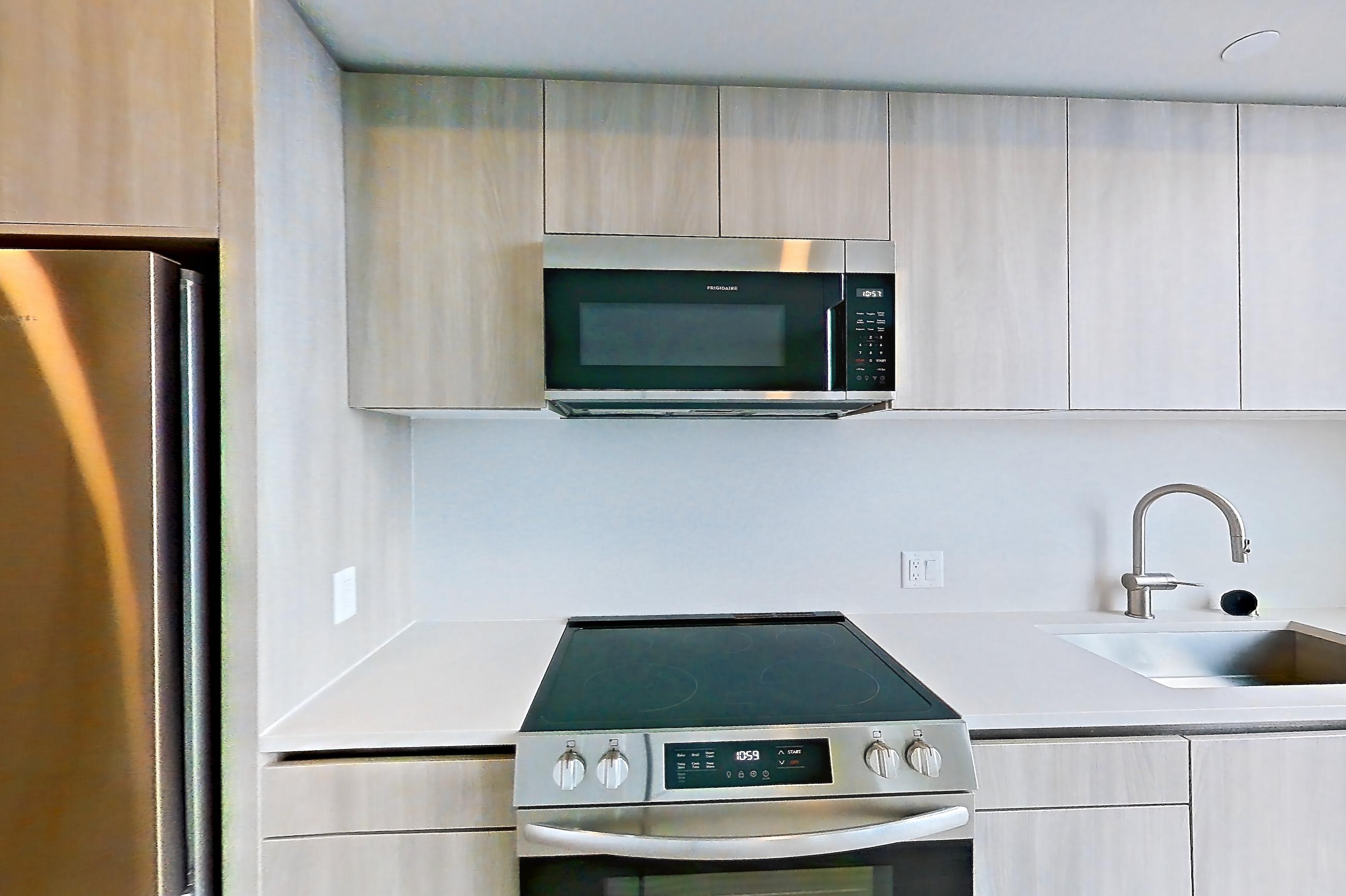 Kitchen in Apartment 1914 at Alloy, A1 floor plan