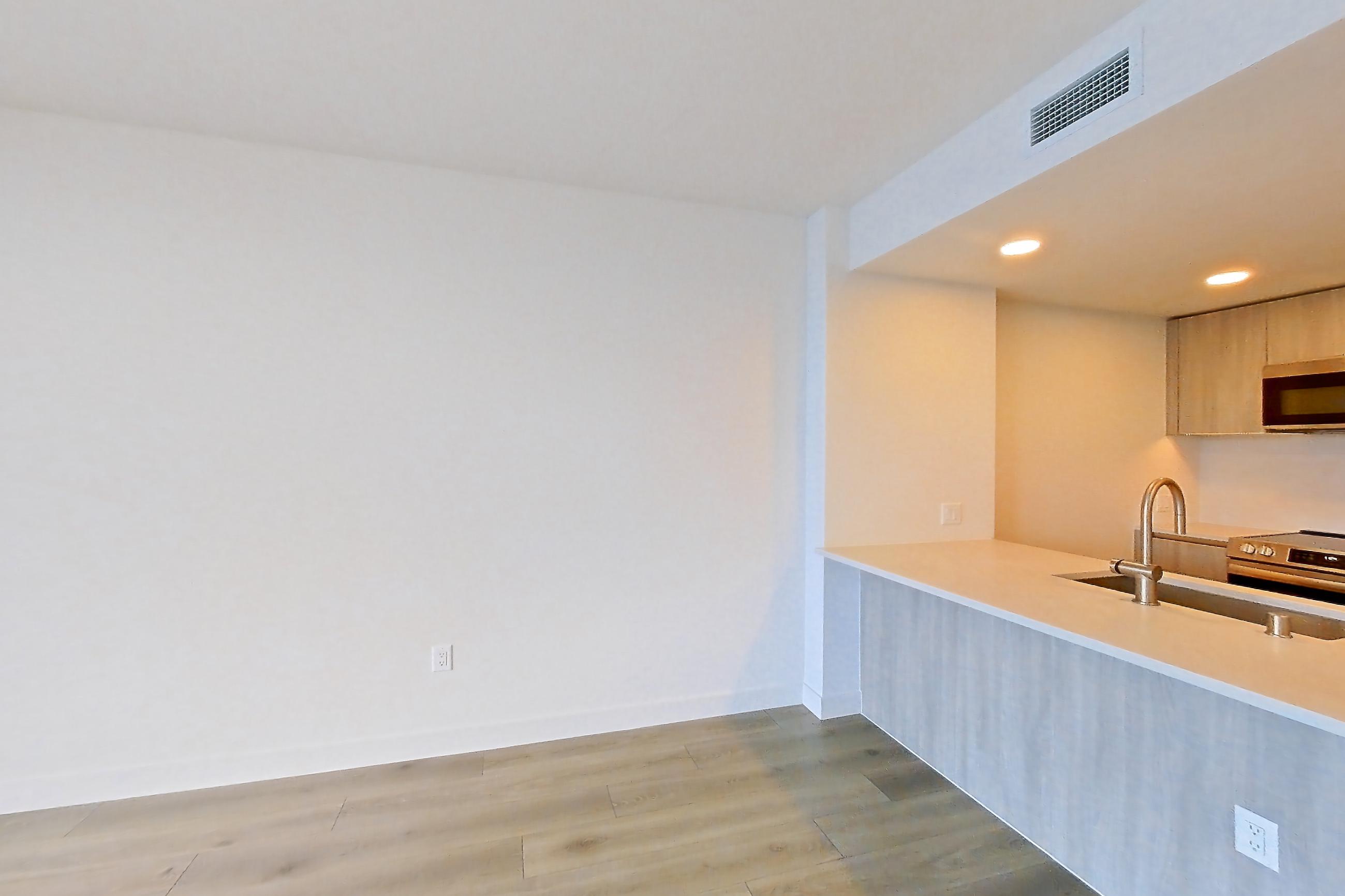Living room in Apartment 1609 at Alloy, A4 floor plan