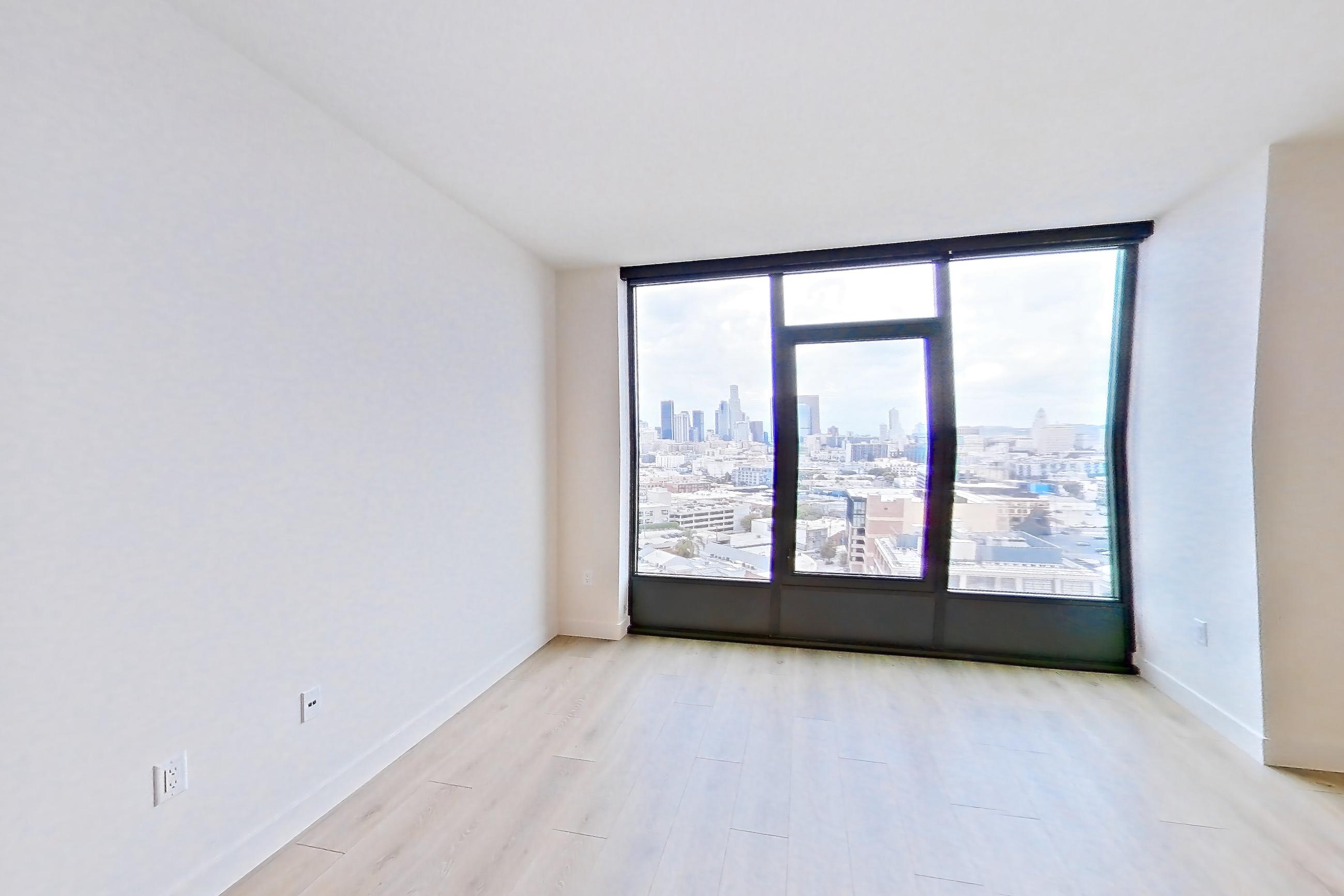 Living room in Apartment 1609 at Alloy, A4 floor plan