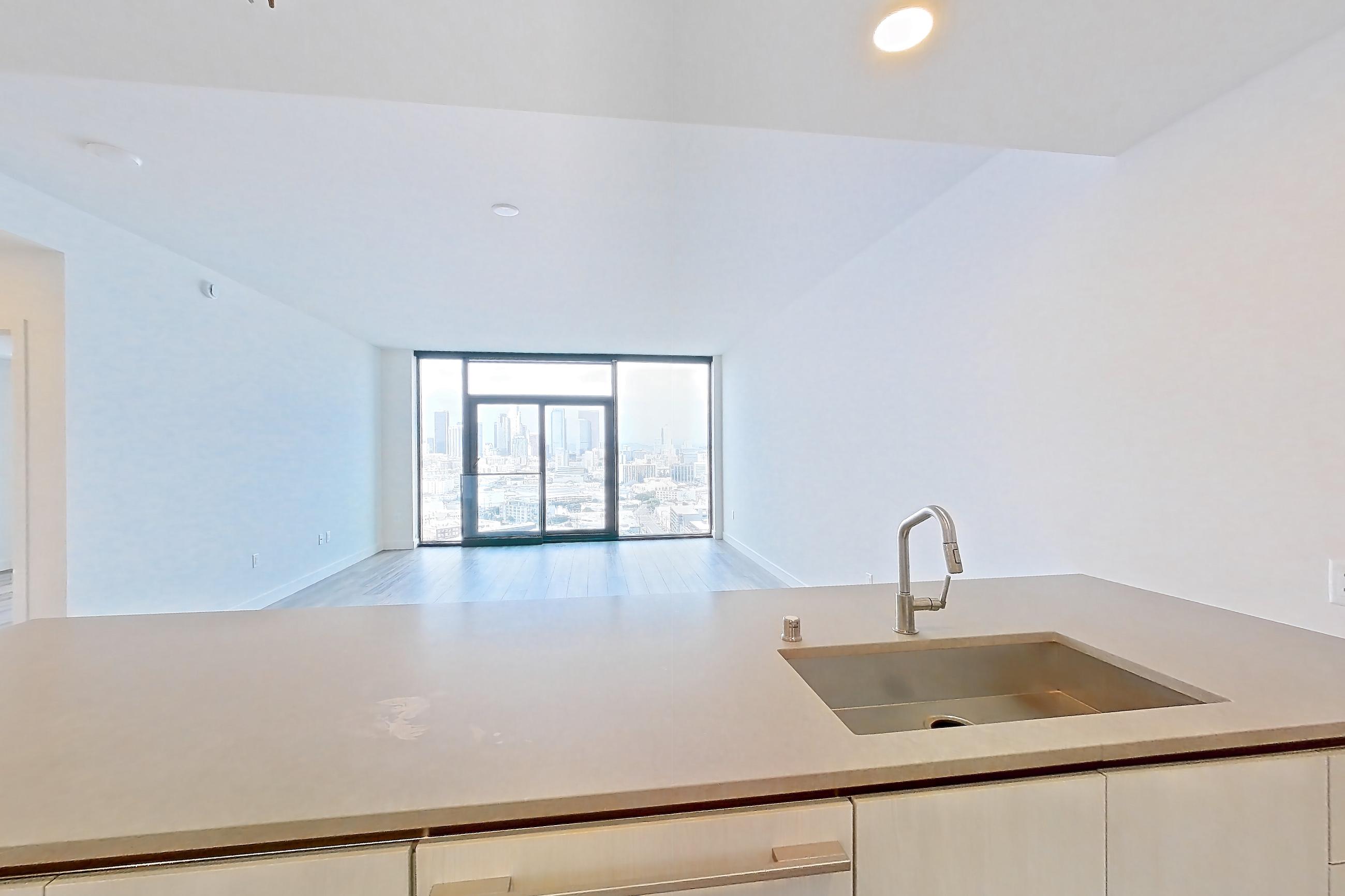 Kitchen in Apartment 2613 at Alloy, A7 floor plan