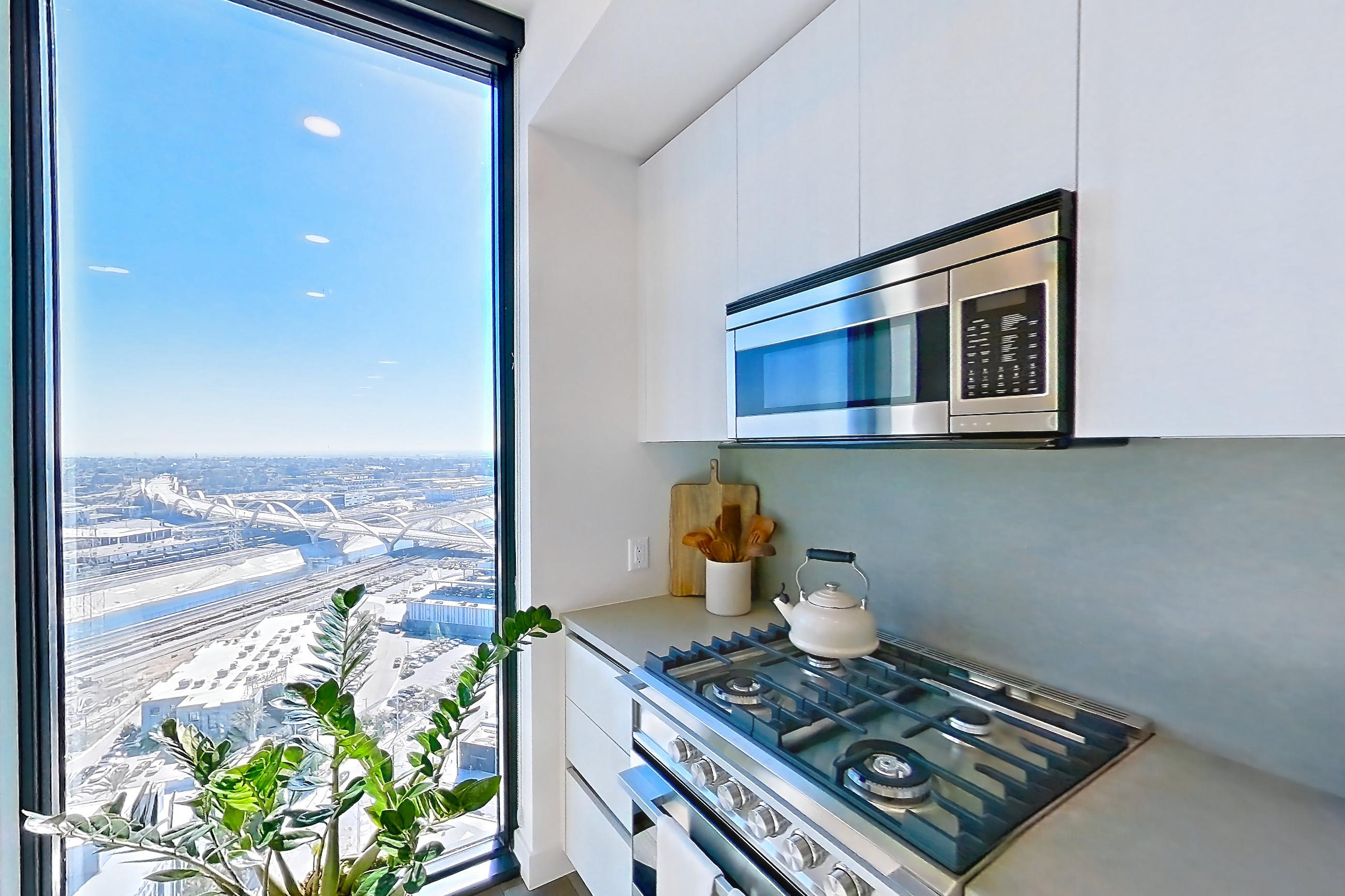 Kitchen in Apartment 2616 at Alloy, B5 floor plan