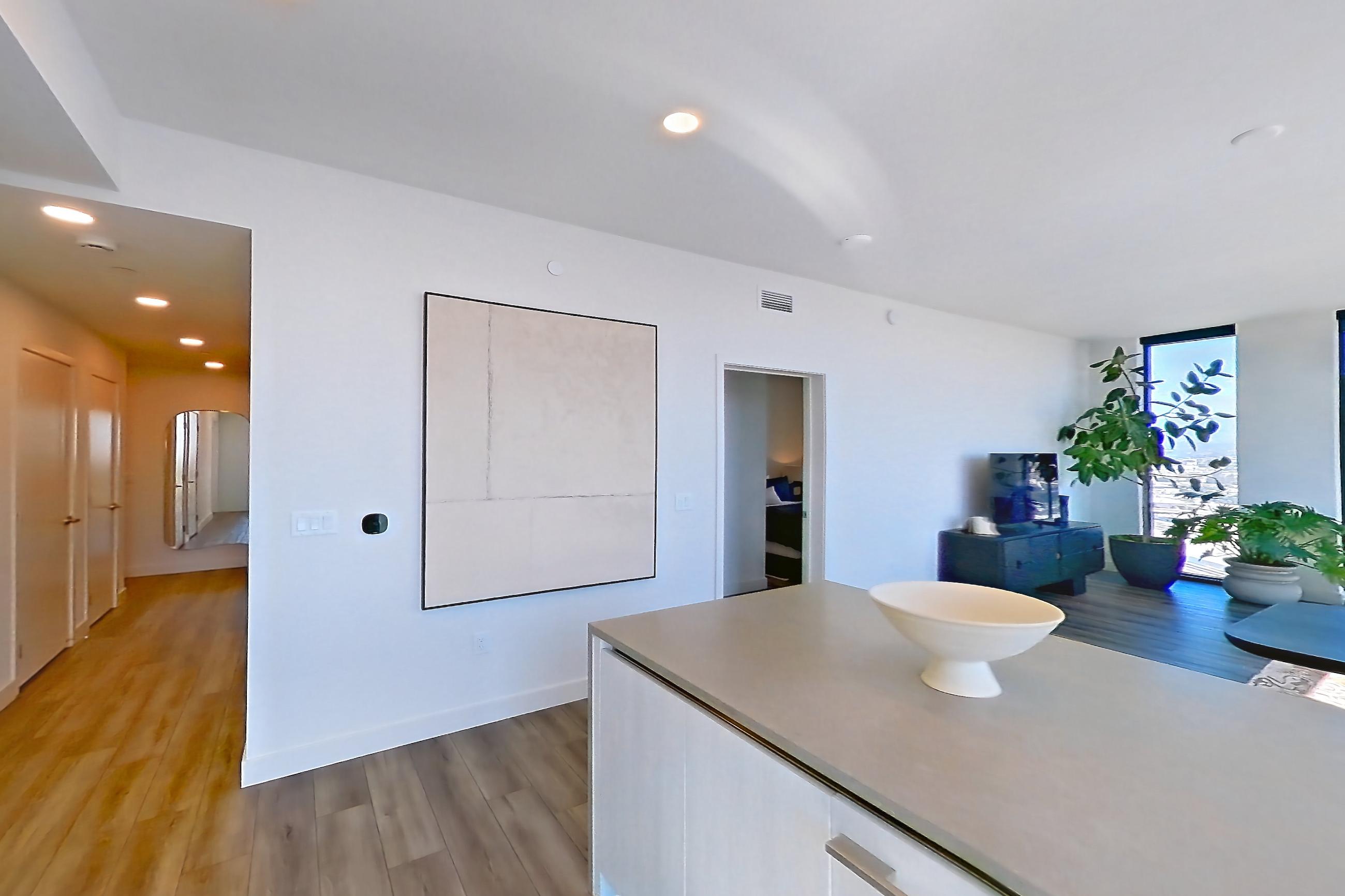 Kitchen in Apartment 2616 at Alloy, B5 floor plan