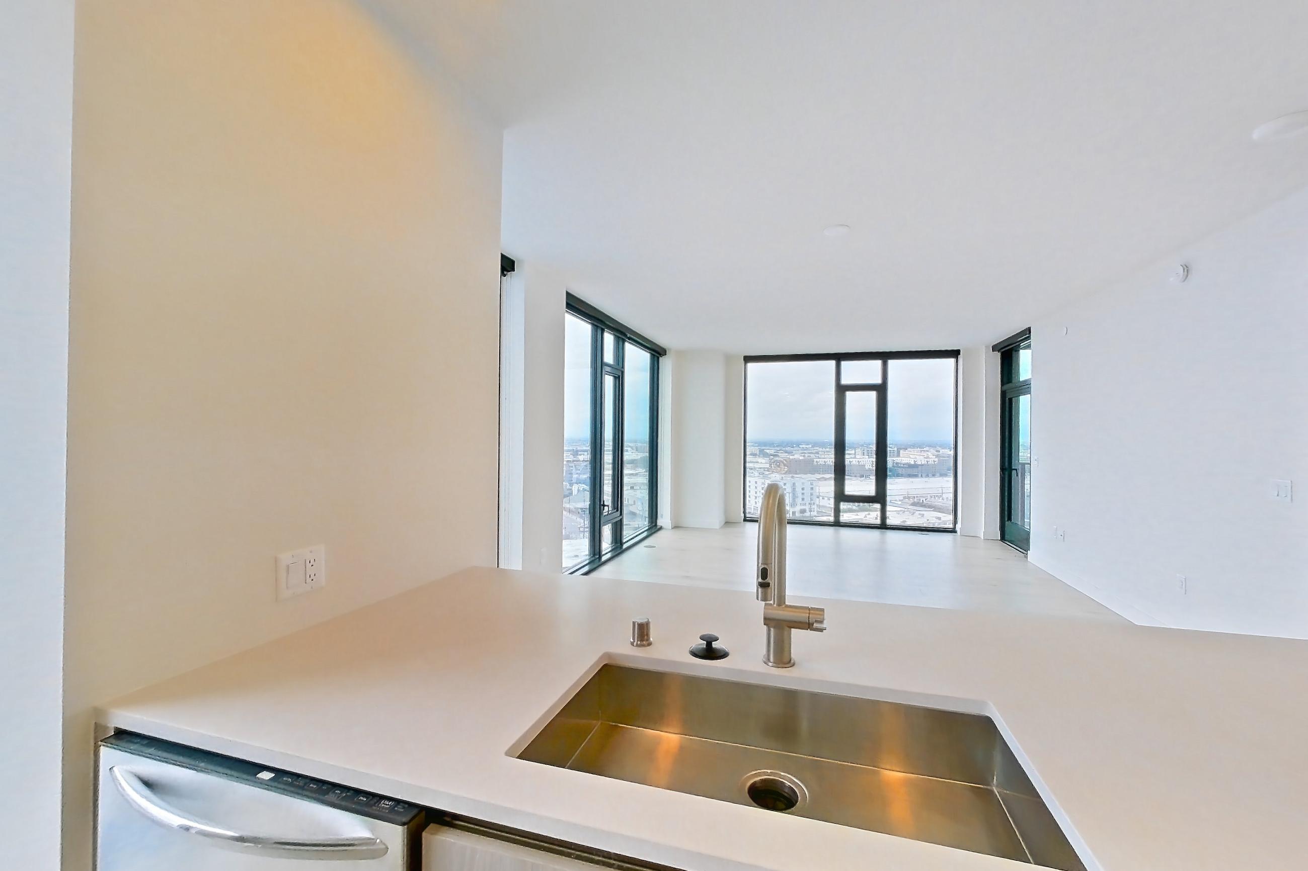 Kitchen in Apartment 1802 at Alloy, B2 floor plan