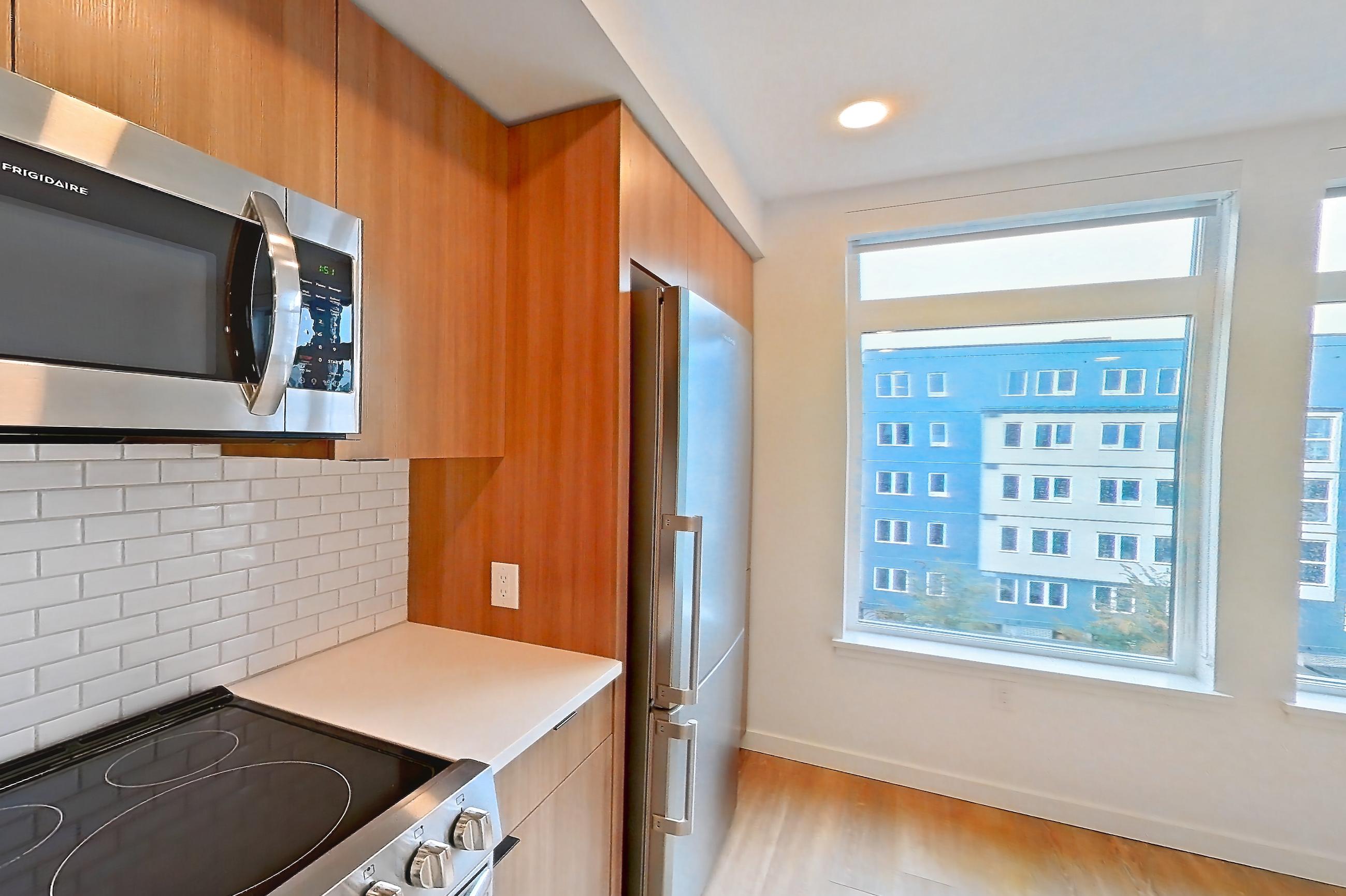 Kitchen, Apartment 703 at Ballard Yards