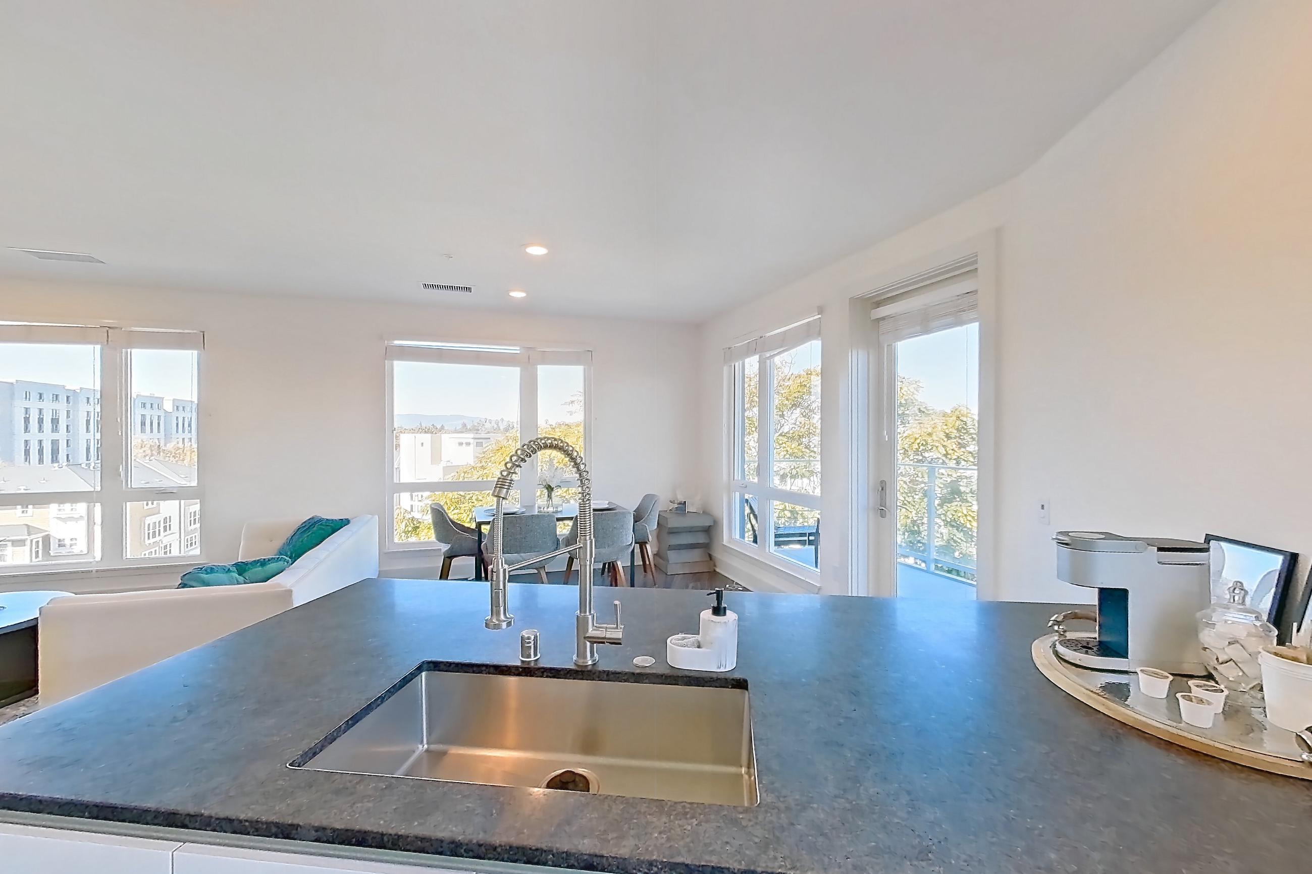Kitchen, Apartment 501 at Diridon West