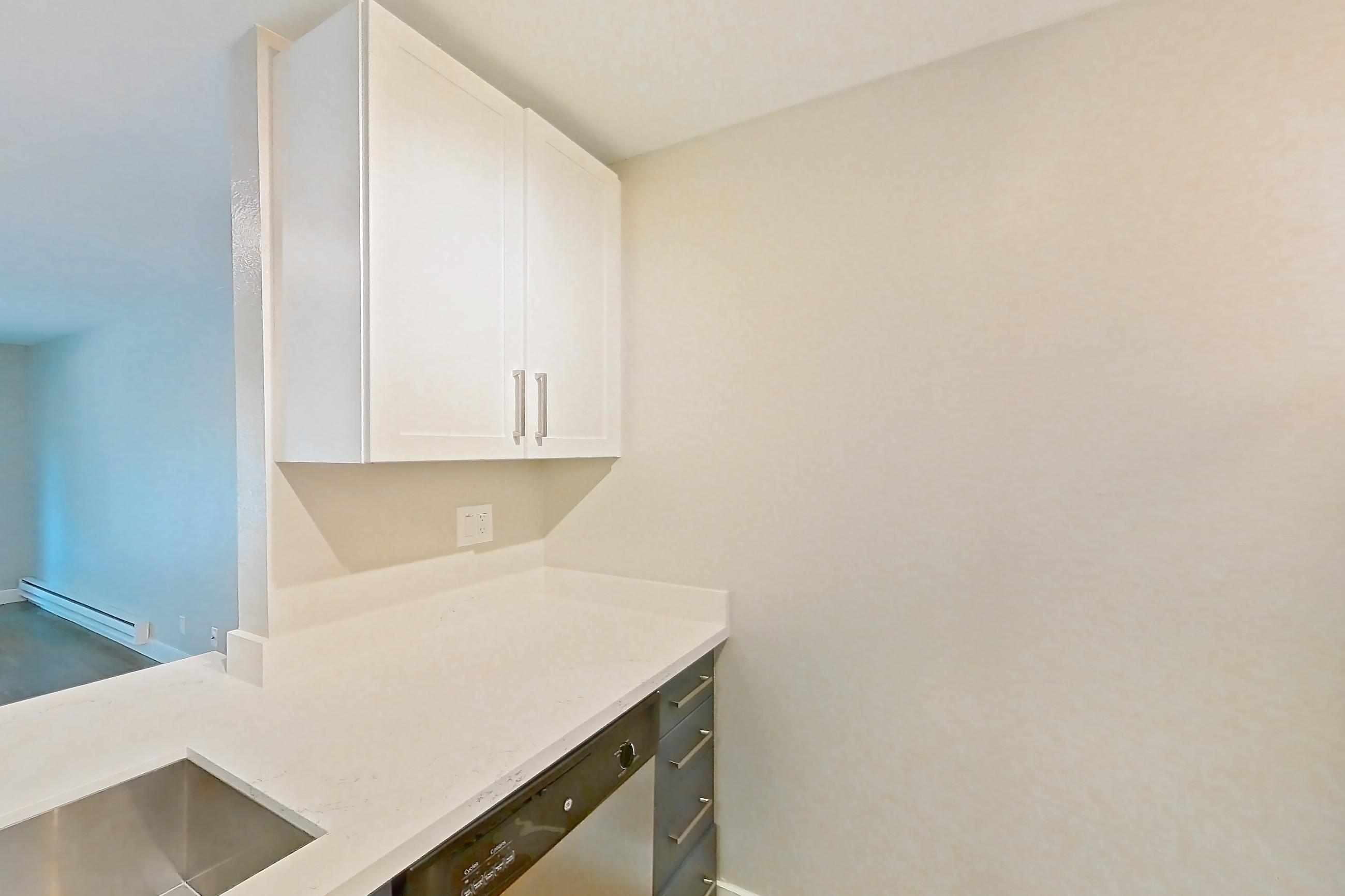 Kitchen, Apartment 6-102 at Bayside Village