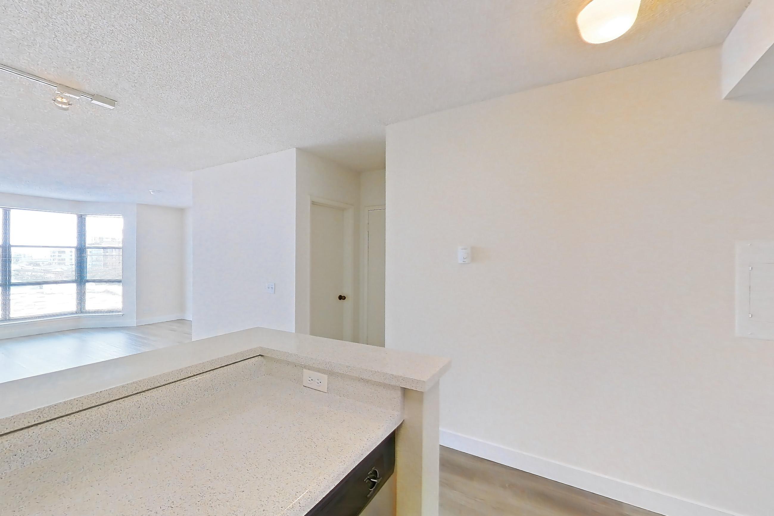 Kitchen in Apartment 9-617 at Bayside Village, 0C floor plan