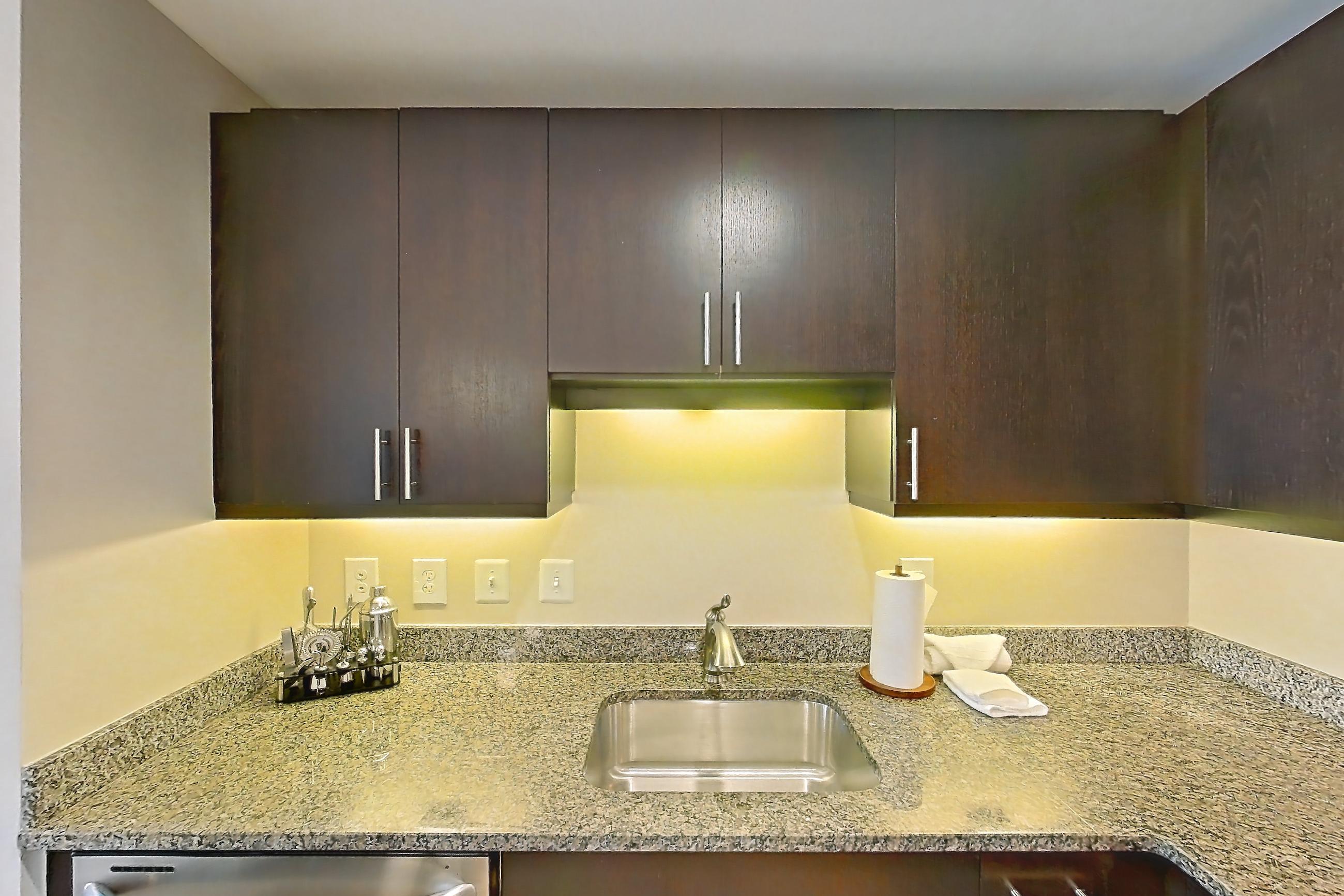 Kitchen, Apartment 0425 at The Avant at Reston Town Center