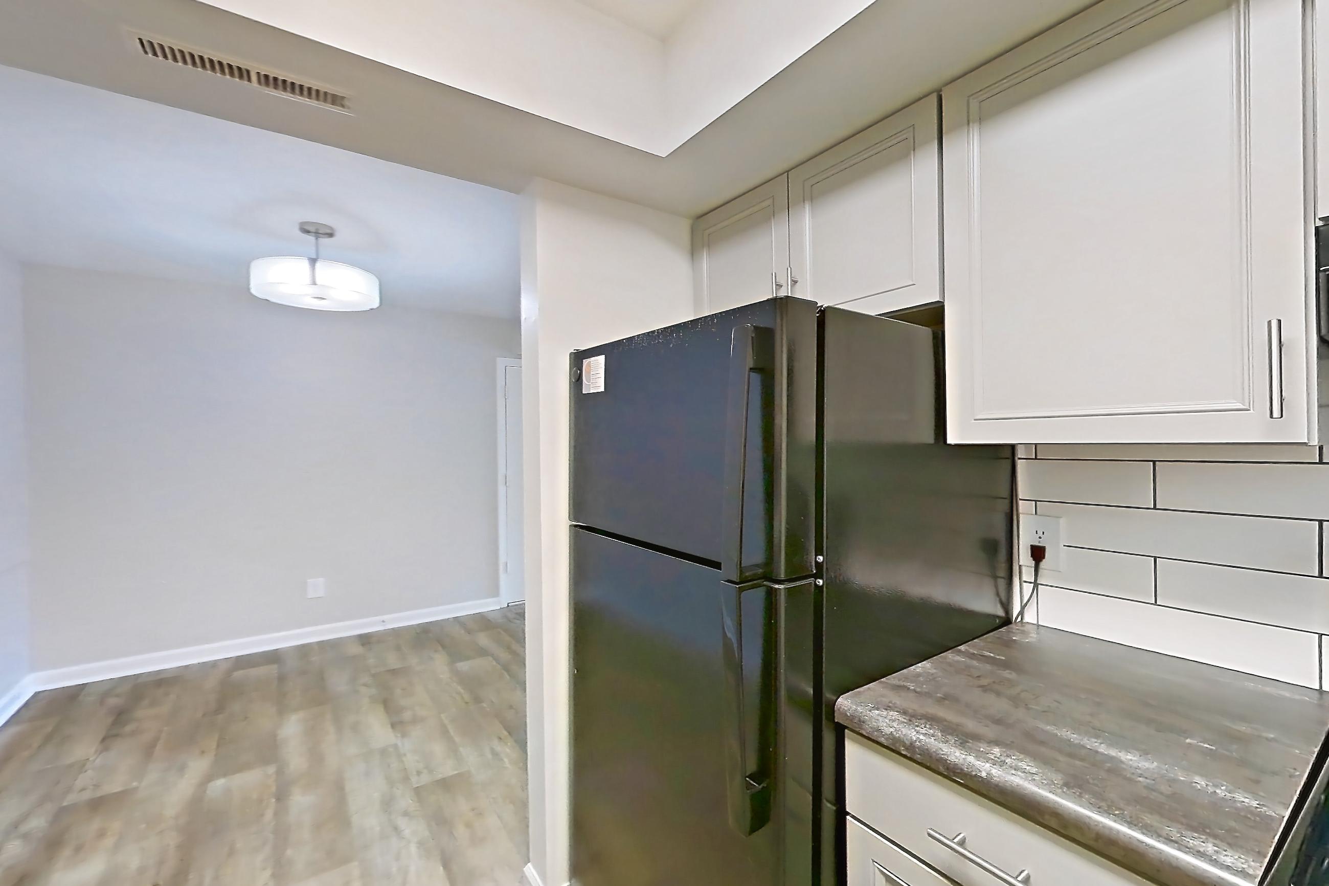 Kitchen in a Rhiems floor plan apartment, representative of Apartment 5323-4ST at Canterbury Green
