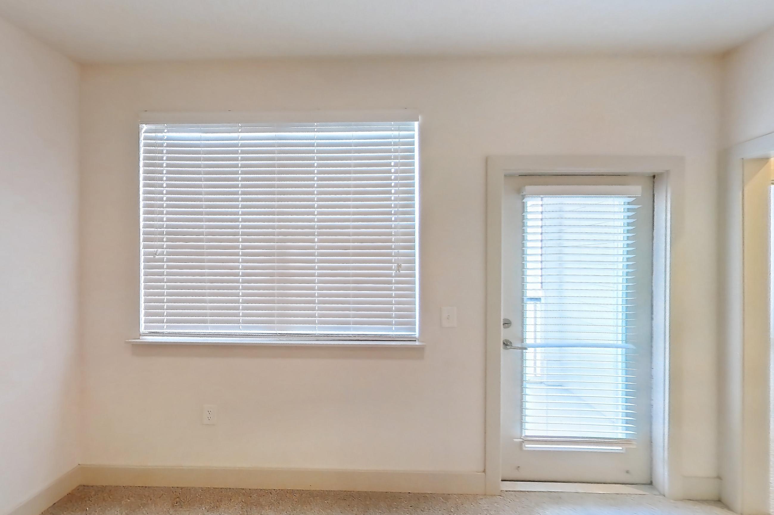 Living room in Apartment 140-203 at Domain, 1C floor plan