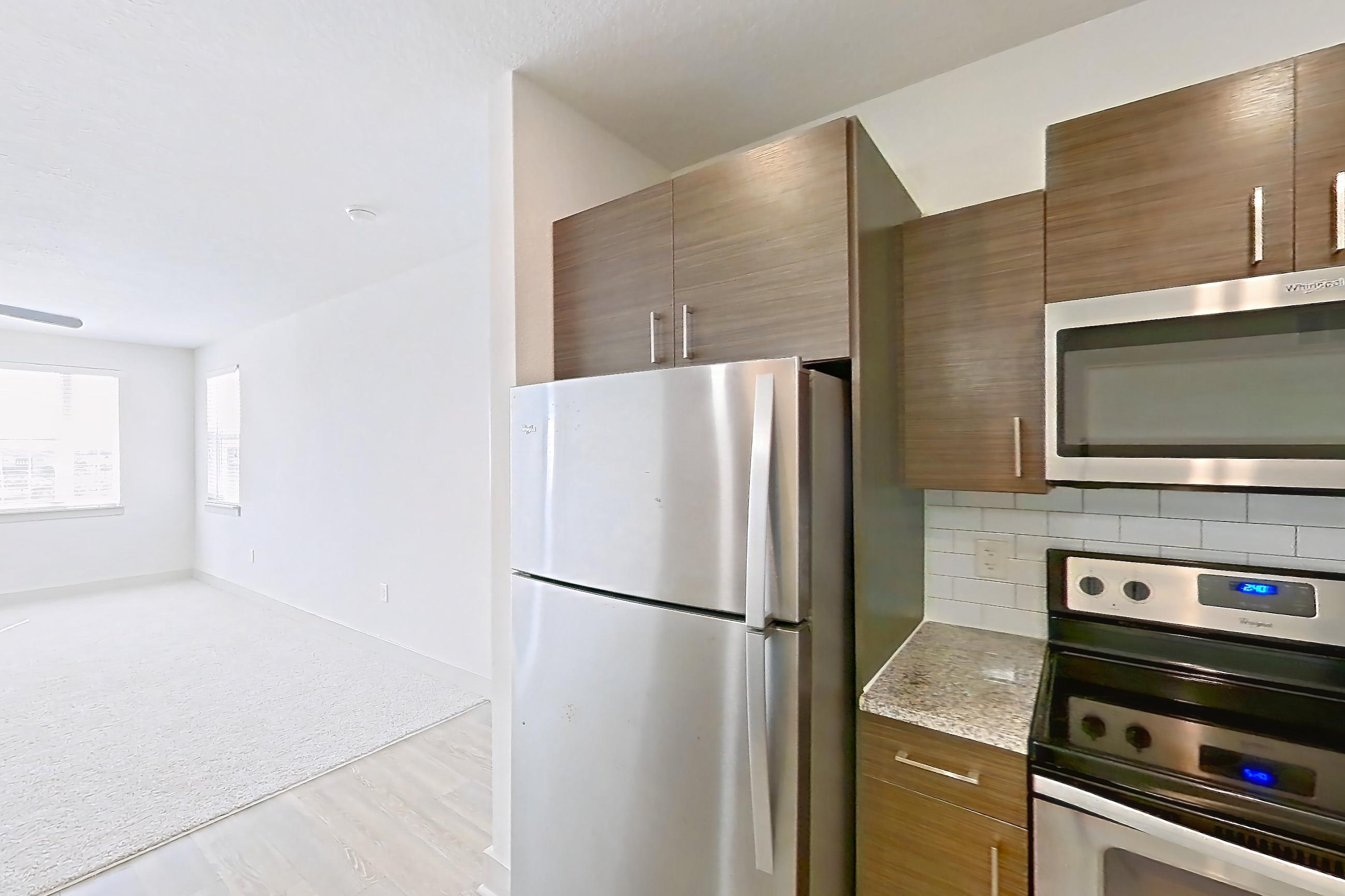 Kitchen in Apartment 150-301 at Domain, 2C floor plan
