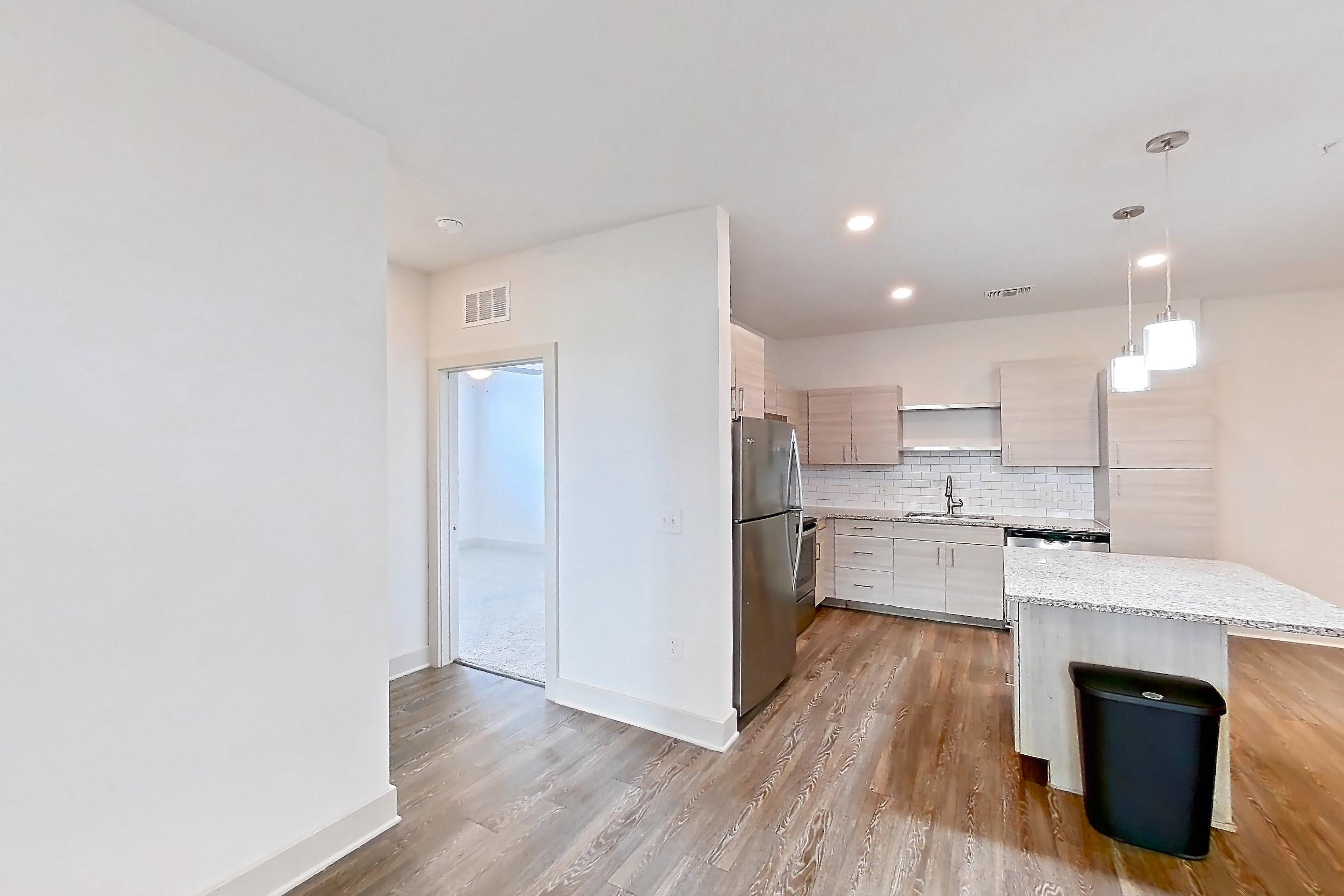 Living room in Apartment 146-104 at Domain, 3A floor plan