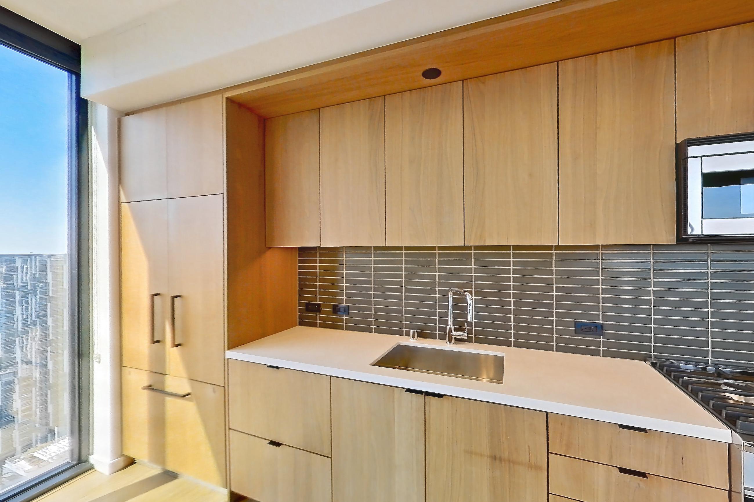 Kitchen, Apartment B-4116 at Beaudry