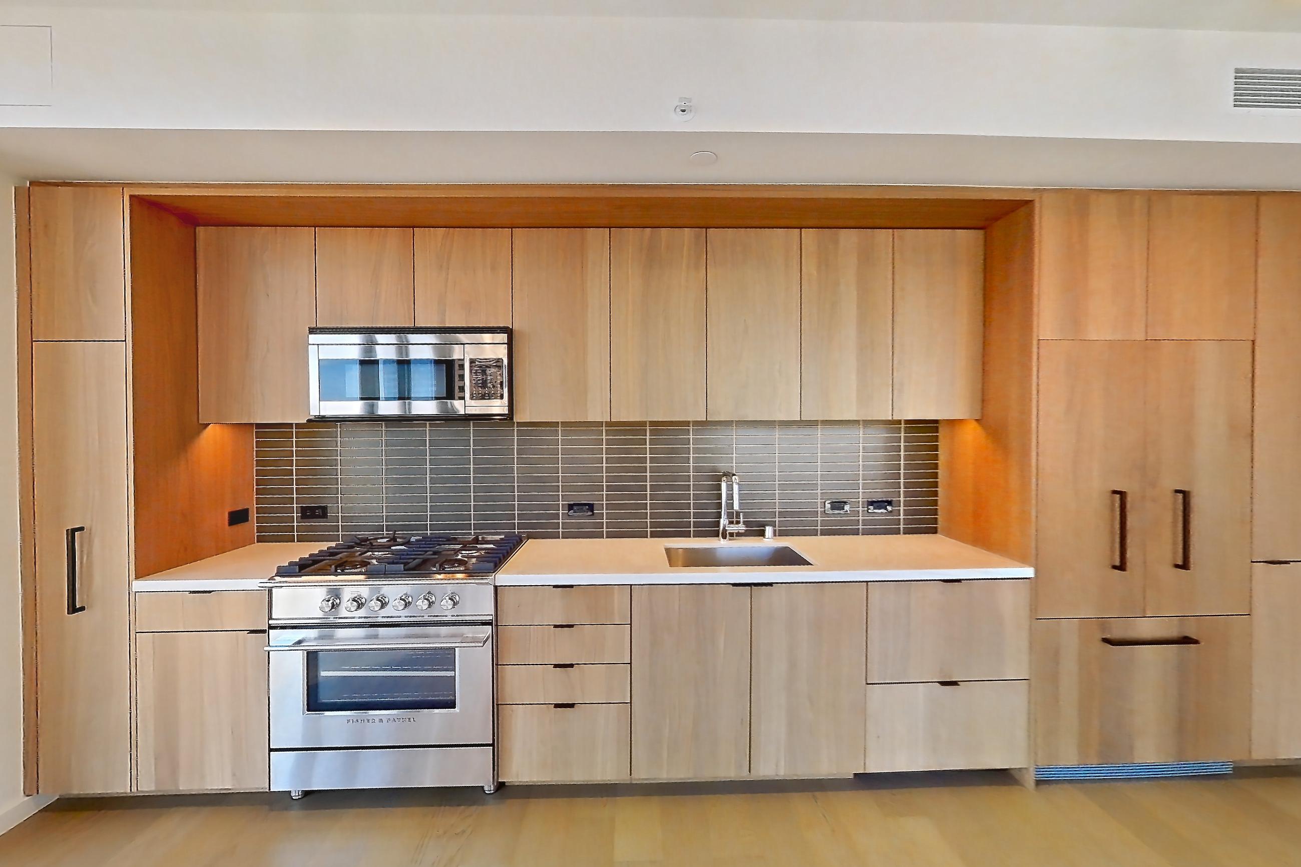 Kitchen, Apartment B-2208 at Beaudry