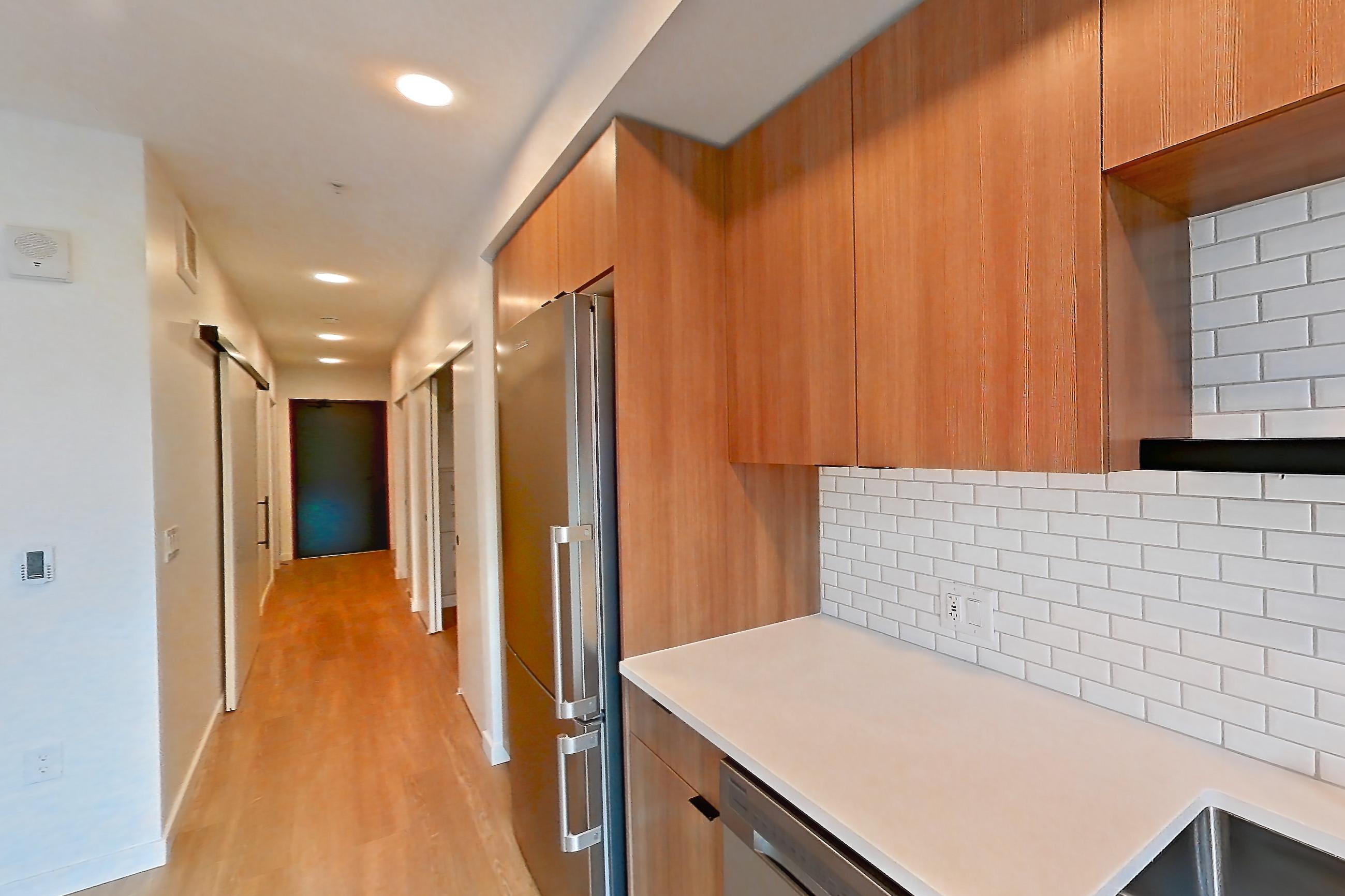 Kitchen, Apartment 519 at Ballard Yards