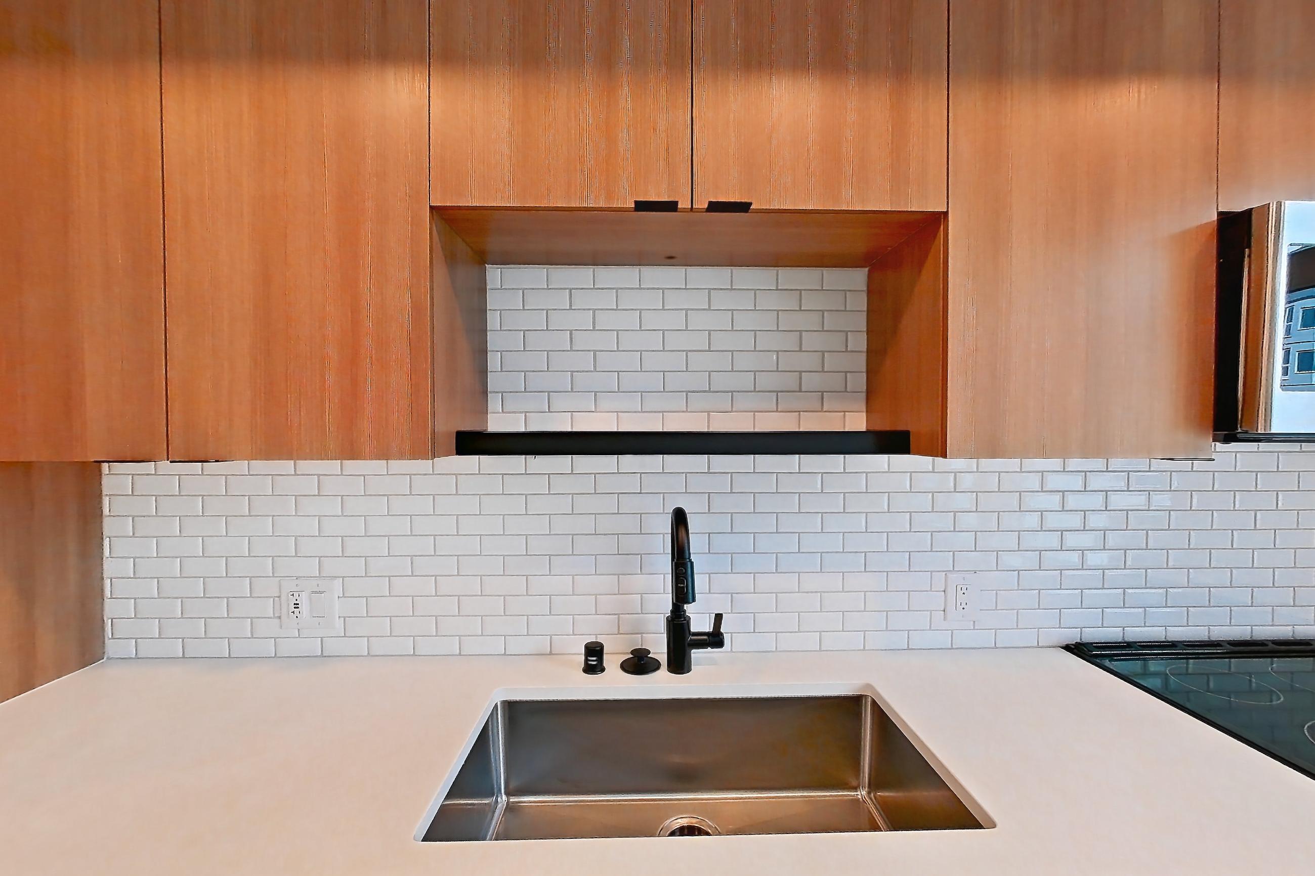Kitchen, Apartment 519 at Ballard Yards