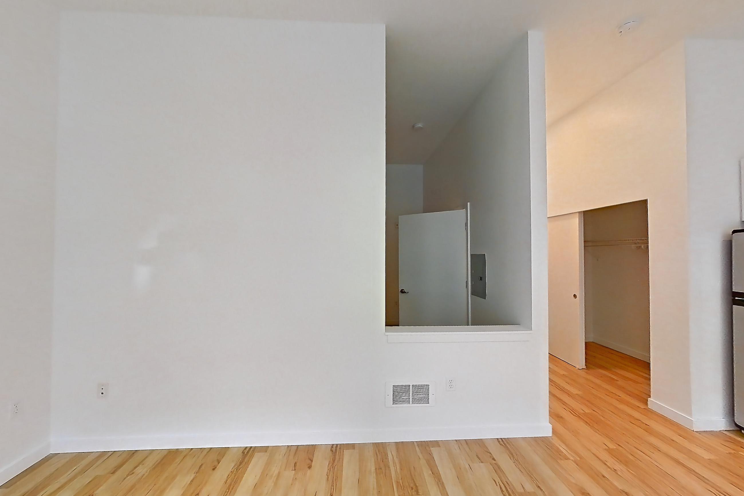 Living room in Apartment 0112 at Circa Greenlake, 1 Bedroom 1 Bath - A1.1 floor plan
