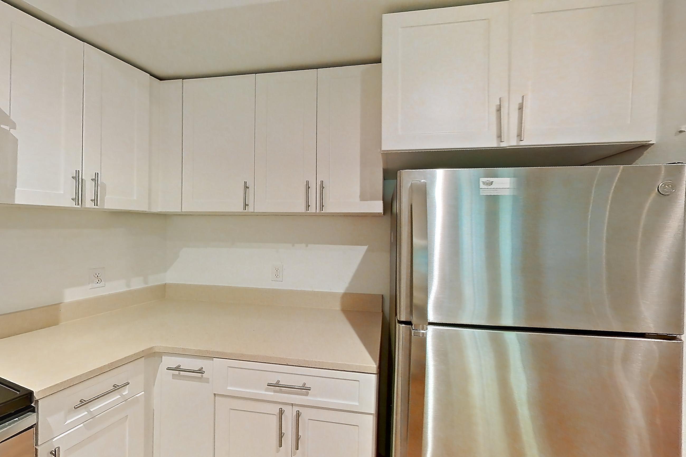 Kitchen in a 2 Bedroom 2 Bath - B10.2 floor plan apartment, representative of Apartment 0450 at Circa Greenlake