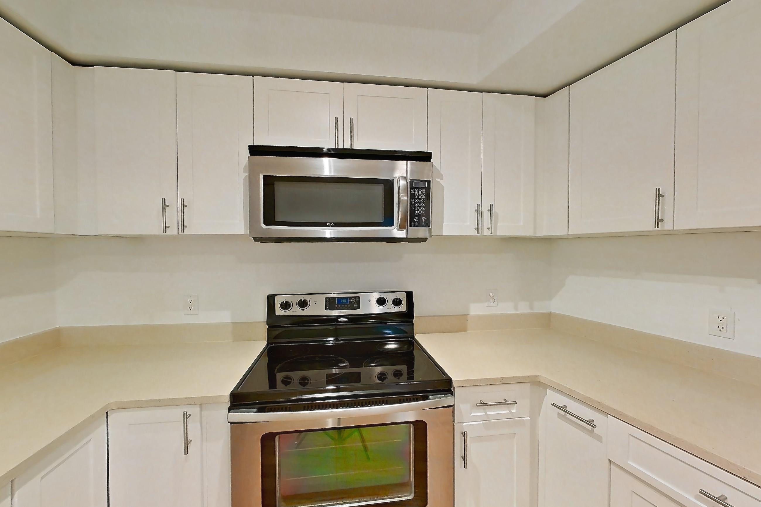 Kitchen in a 2 Bedroom 2 Bath - B10.2 floor plan apartment, representative of Apartment 0450 at Circa Greenlake