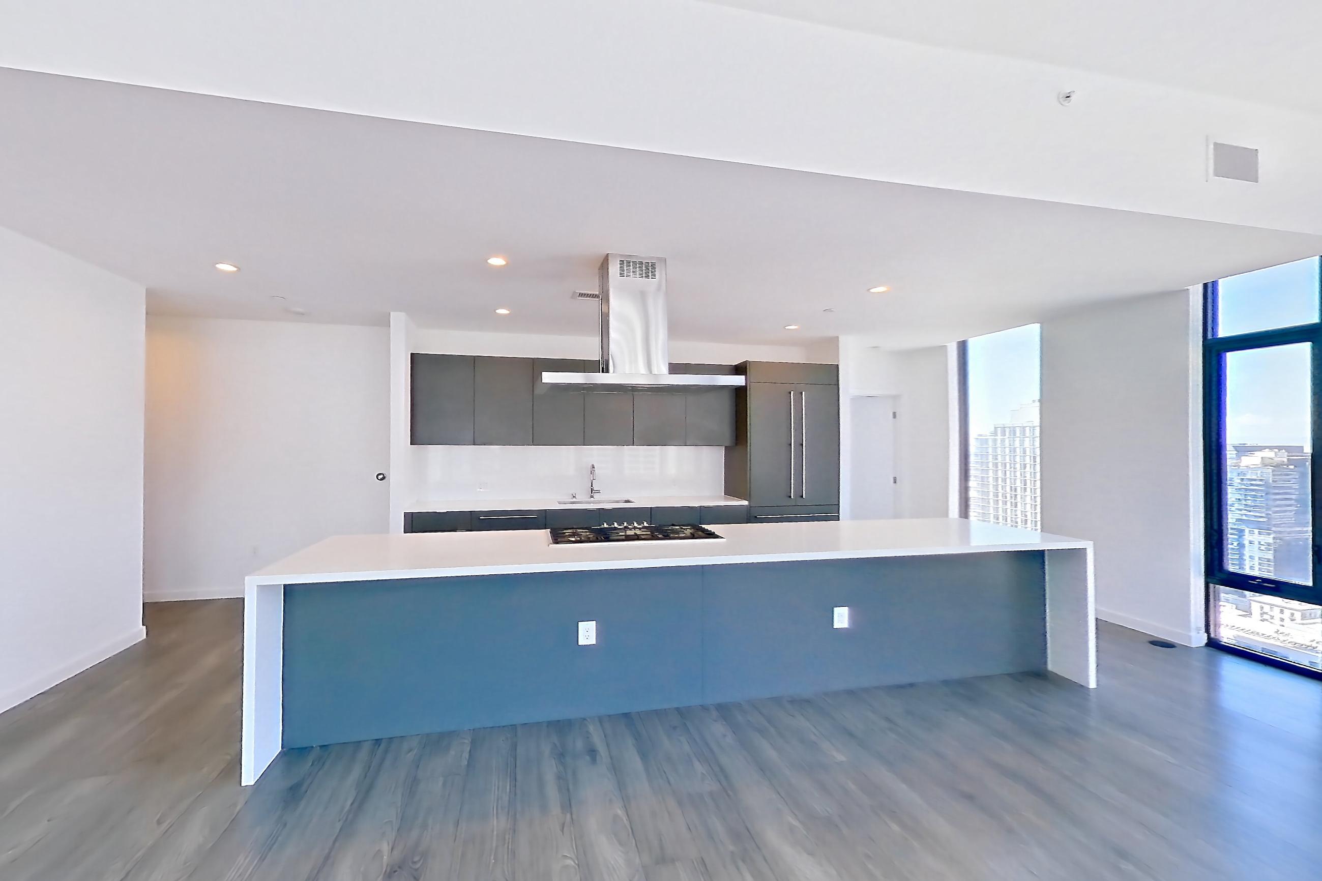 Living room in Apartment 3202 at Atelier, 2M floor plan