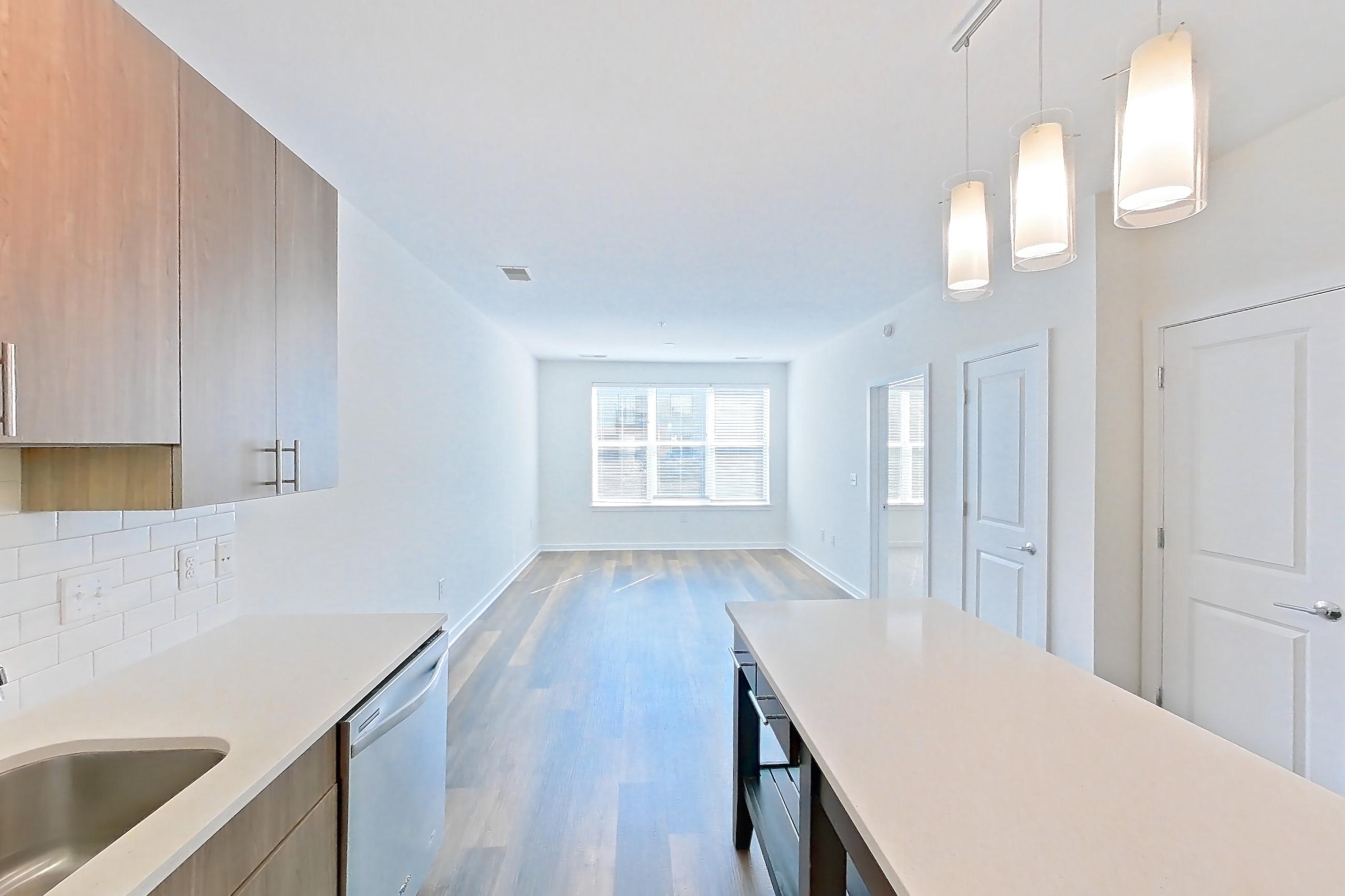 Kitchen in Apartment 2-441 at The Parker at Huntington Metro, 1A floor plan