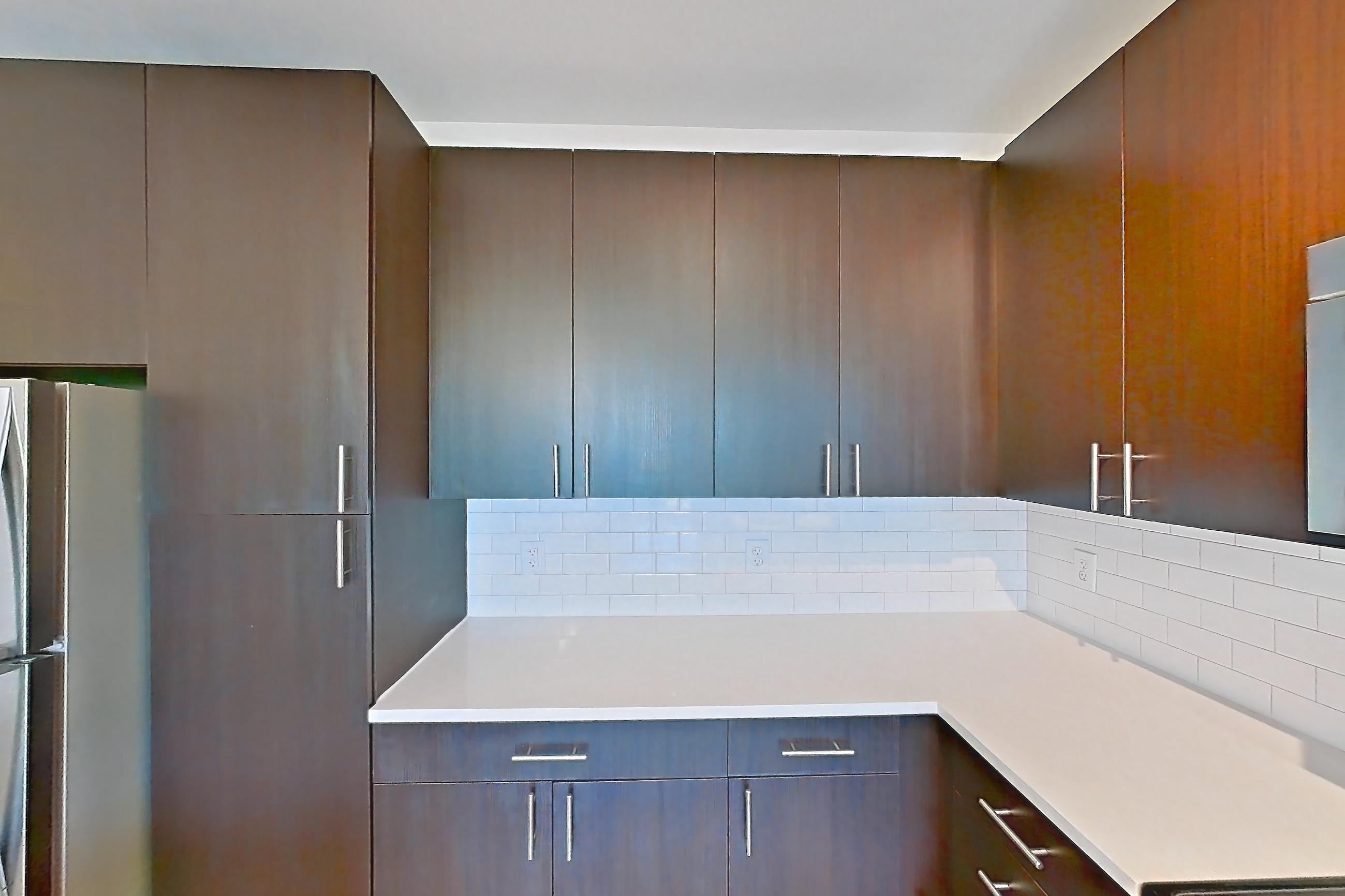 Kitchen in Apartment 1-532 at The Parker at Huntington Metro, 1L floor plan