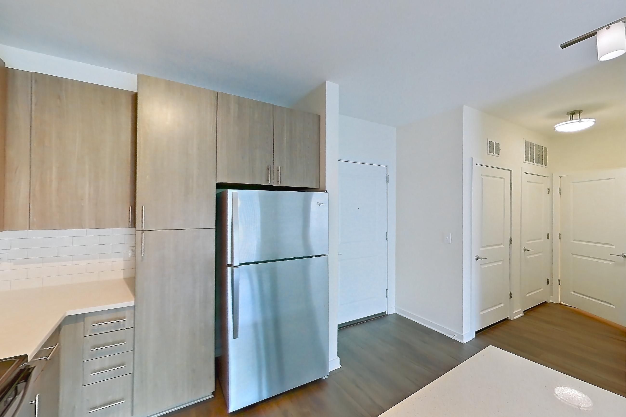 Kitchen in Apartment 1-421 at The Parker at Huntington Metro, 2C floor plan
