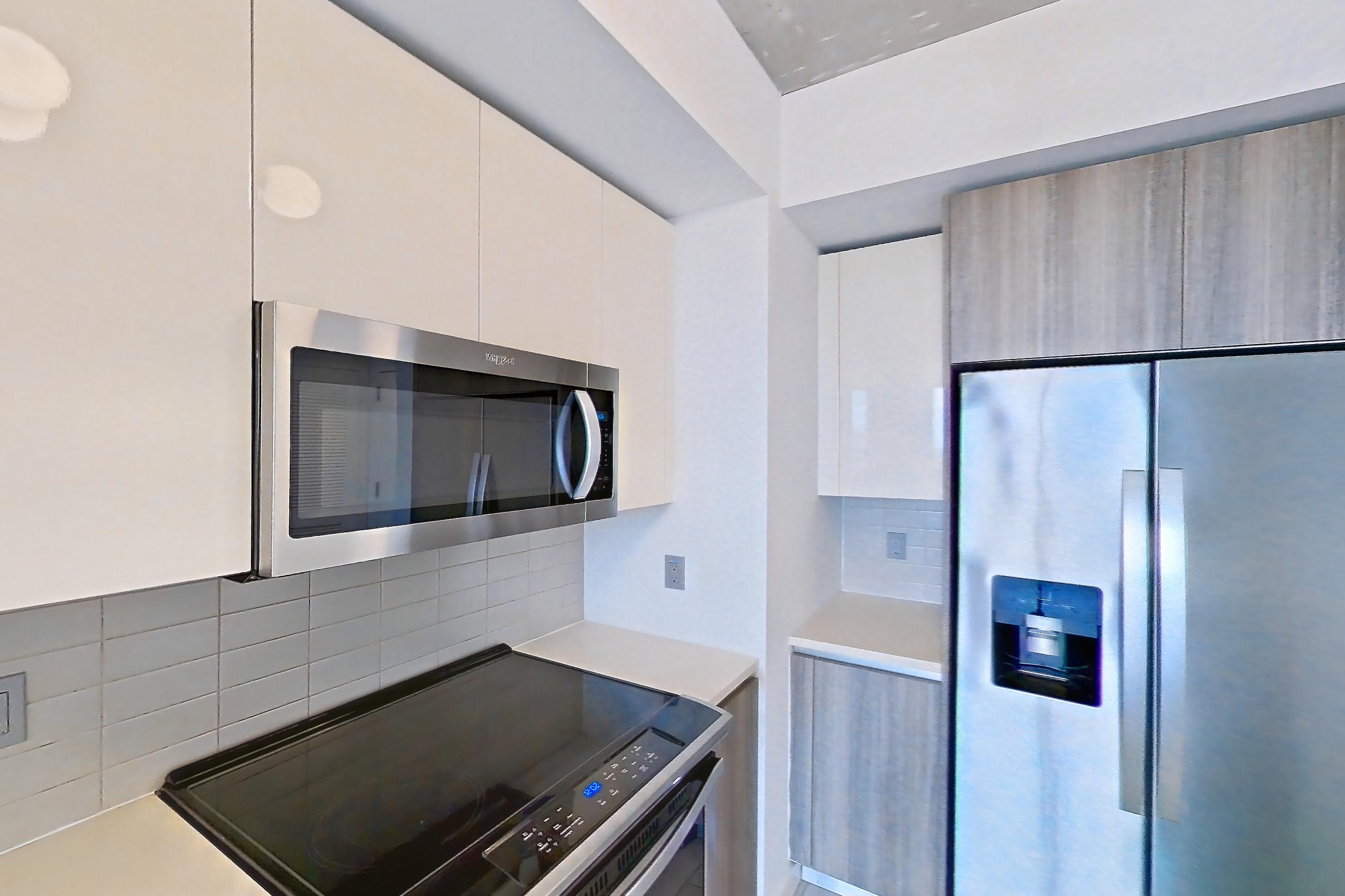 Kitchen in Apartment 1808 at Cortland Midtown Miami, A2 - Design floor plan