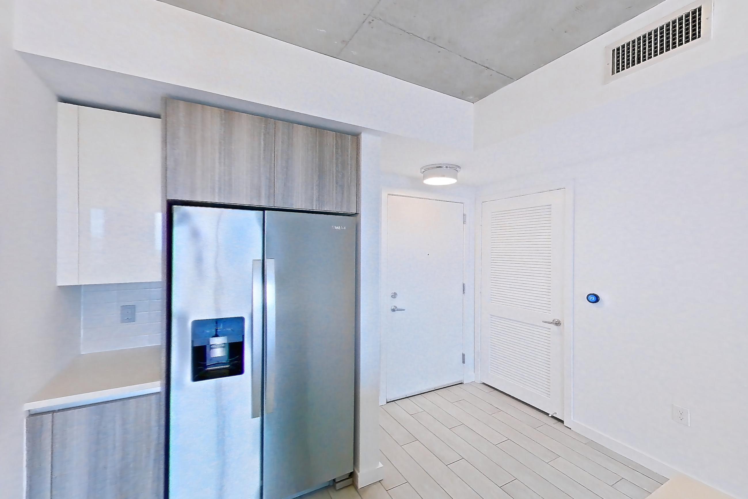 Kitchen in Apartment 1808 at Cortland Midtown Miami, A2 - Design floor plan