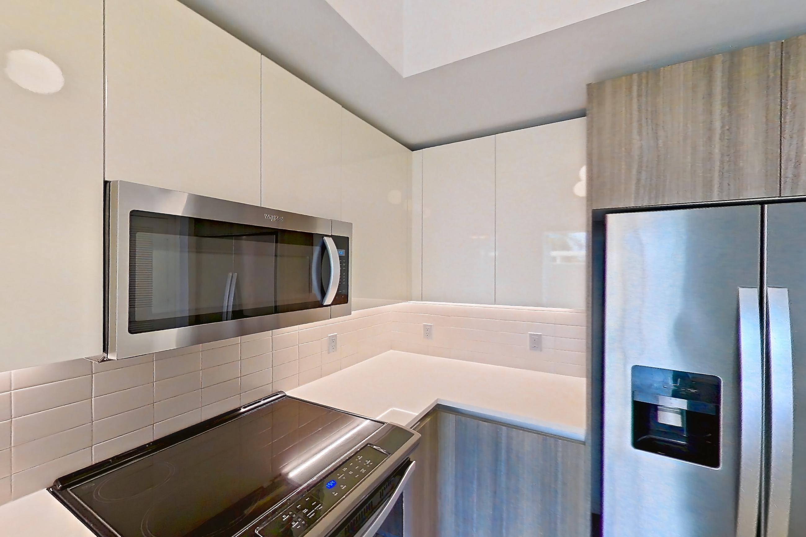 Kitchen in Apartment 0312 at Cortland Midtown Miami, A4 - Design floor plan