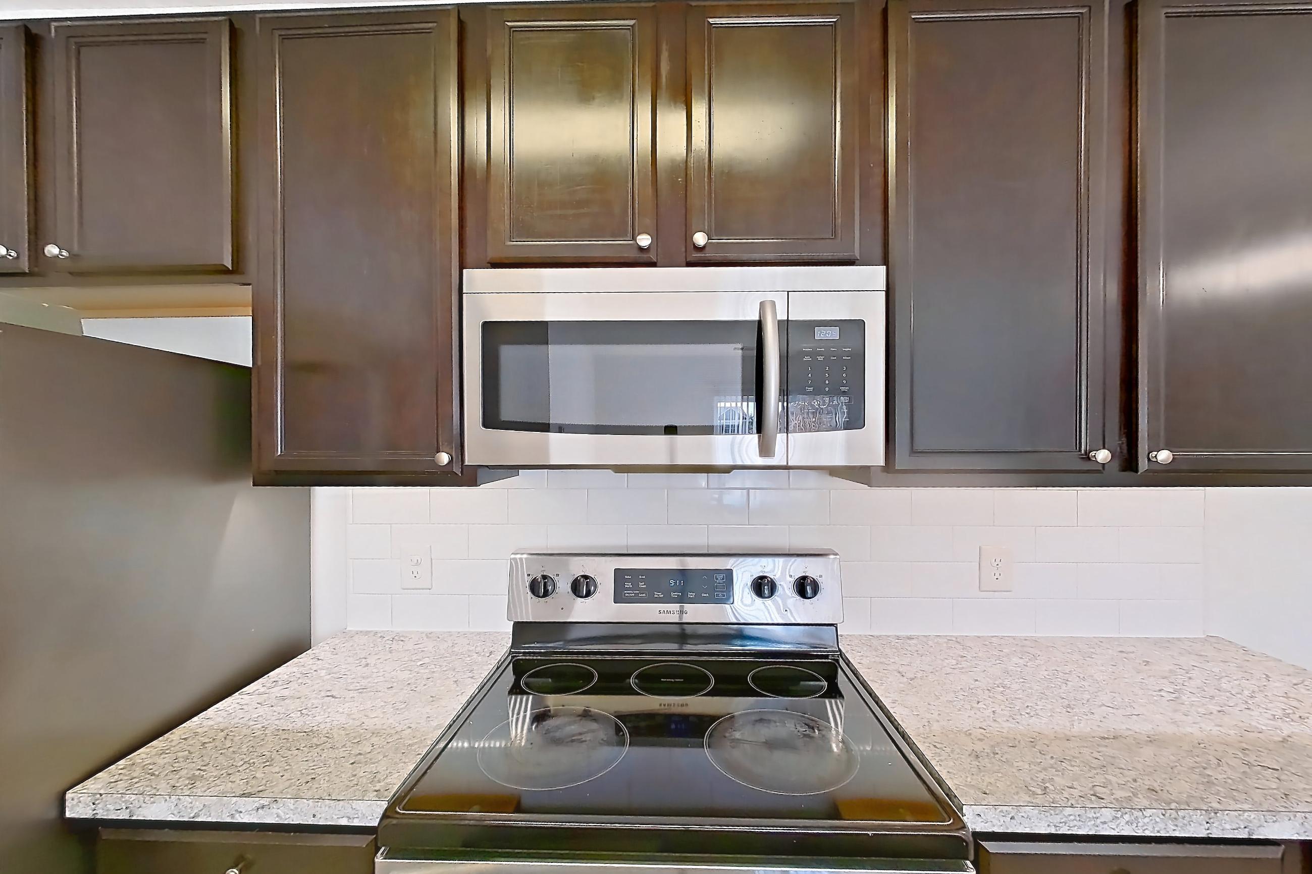 Kitchen in Apartment 206-4839 at Cortland Hilliard, B1R - Roberts floor plan