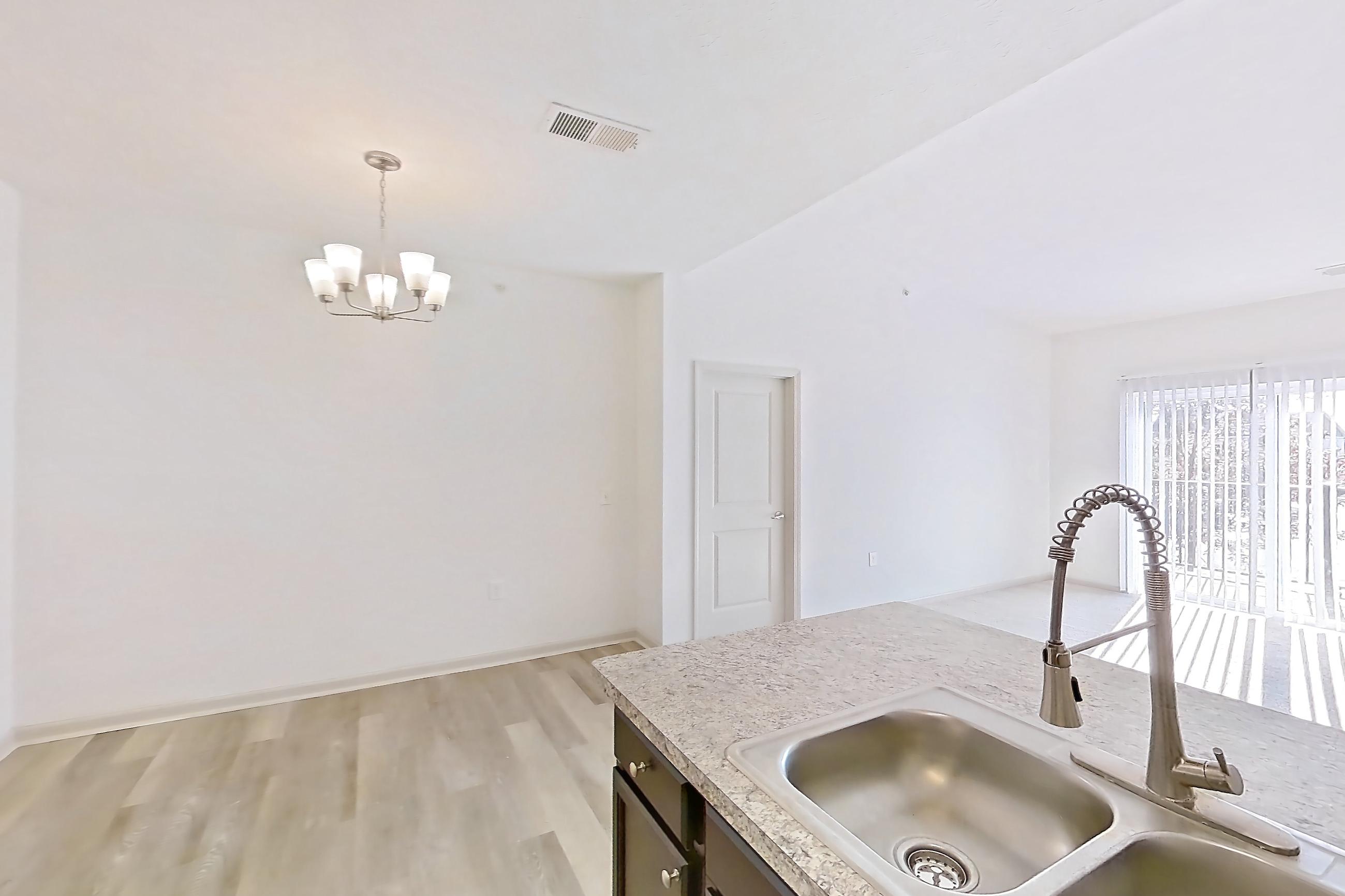 Kitchen in Apartment 206-4839 at Cortland Hilliard, B1R - Roberts floor plan
