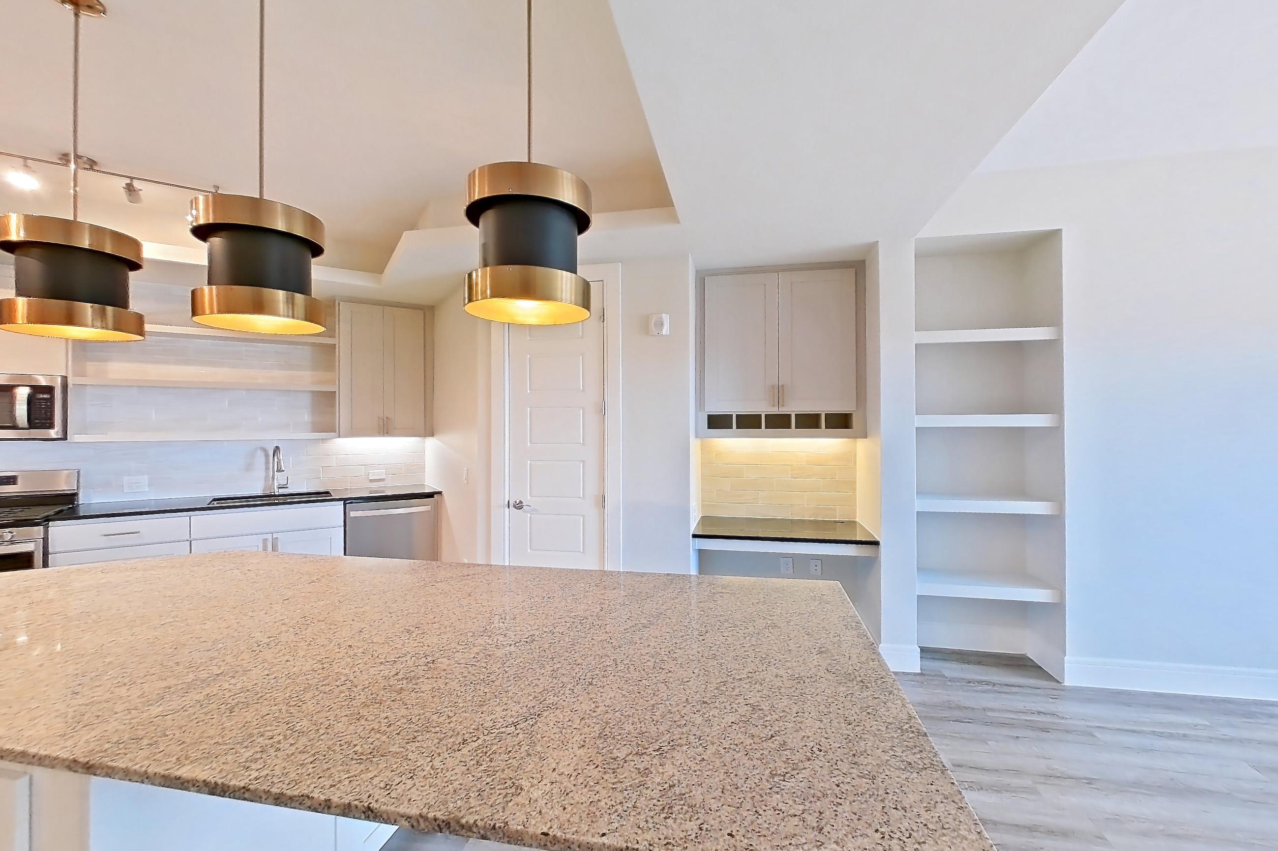 Dining room in Apartment 437 at Cortland Biltmore, B2 - Devine floor plan