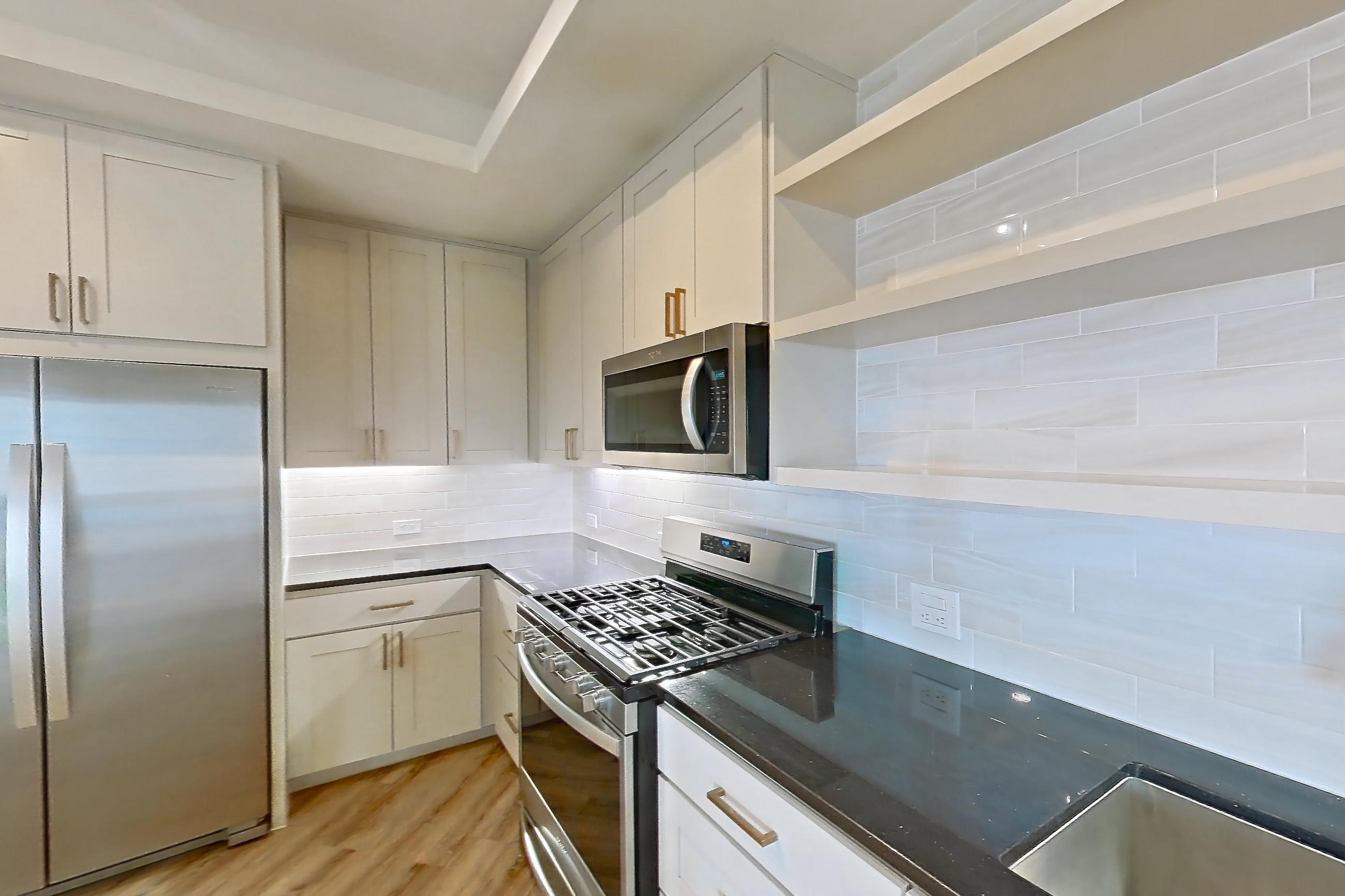 Kitchen in Apartment 437 at Cortland Biltmore, B2 - Devine floor plan