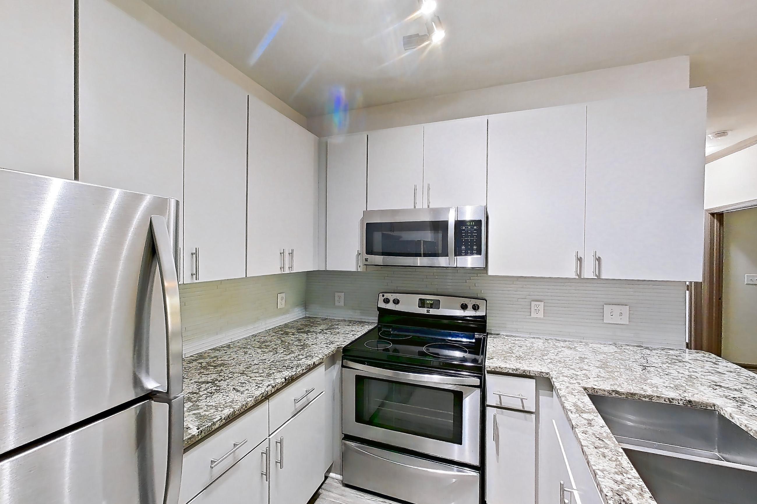 Kitchen in Apartment 0827 at Cortland Seventy Seven, B2 - Quail Hollow floor plan