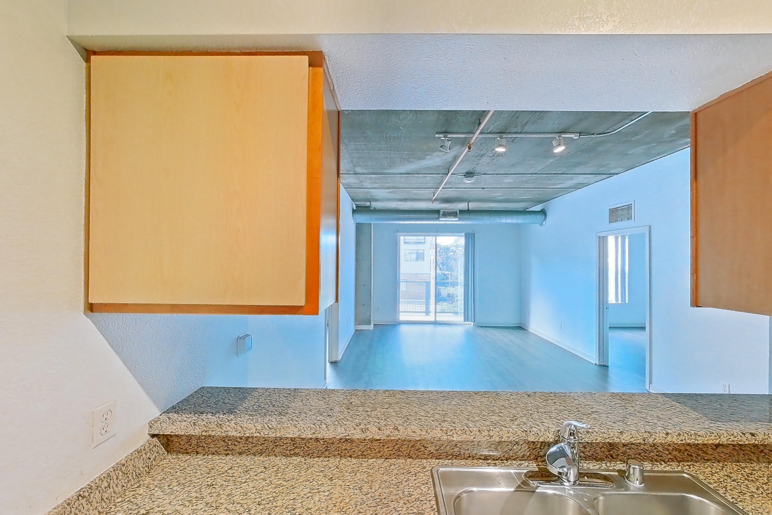 Kitchen in Apartment 1226 at Cortland on Blake, B4 floor plan