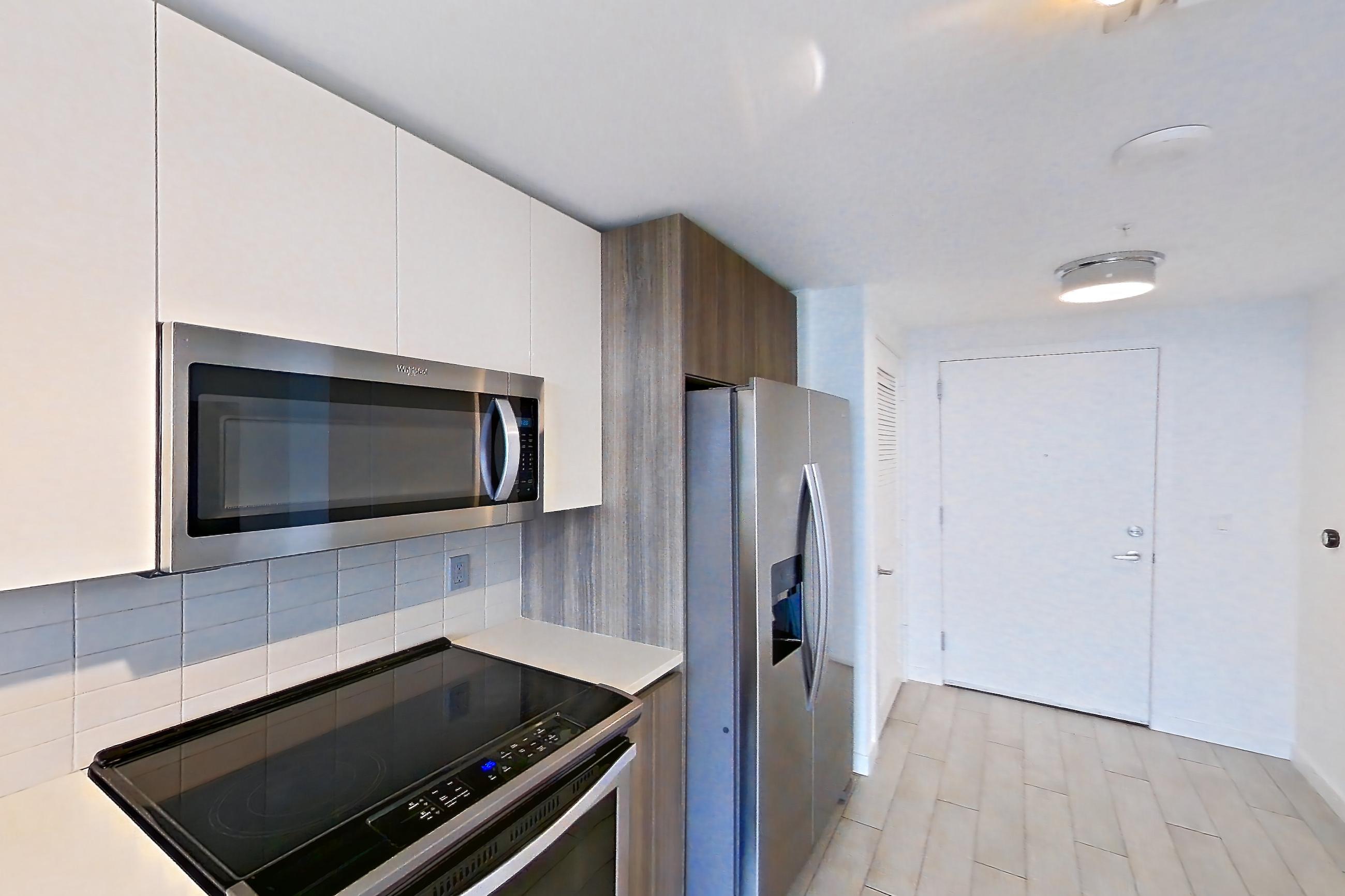 Kitchen in Apartment 1818 at Cortland Midtown Miami, S1 - Brickell floor plan
