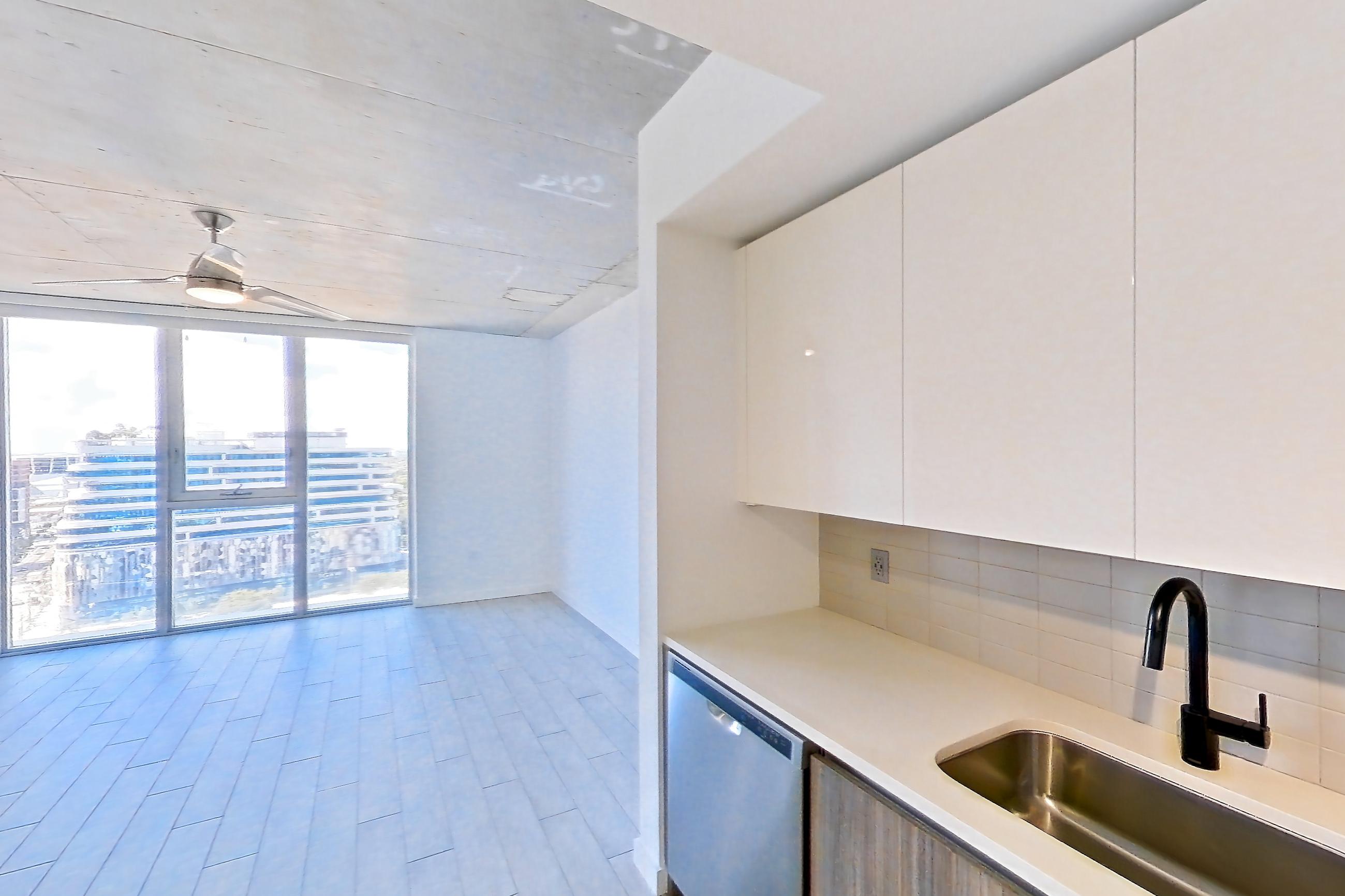 Kitchen in Apartment 1818 at Cortland Midtown Miami, S1 - Brickell floor plan