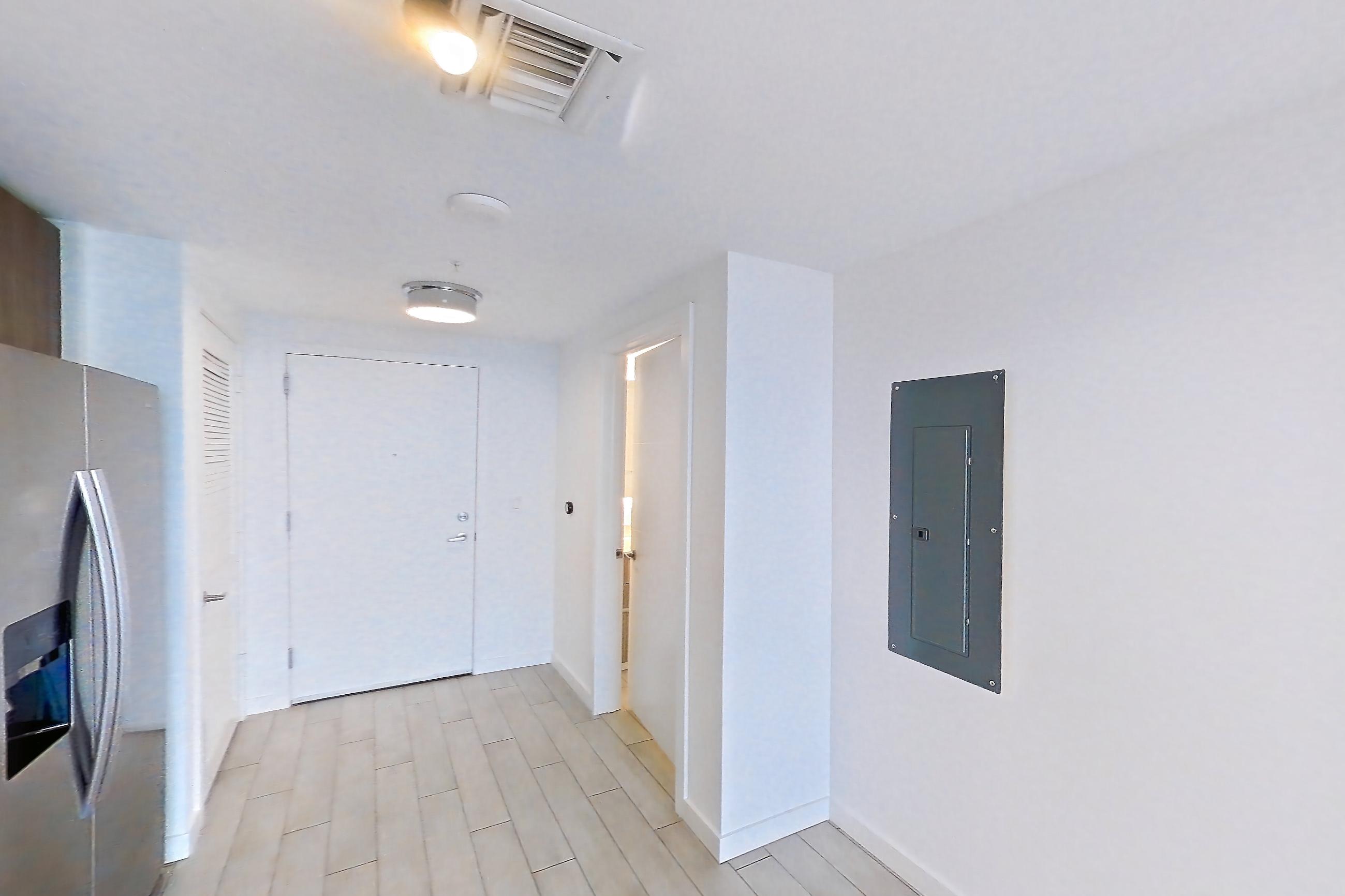 Kitchen in Apartment 1818 at Cortland Midtown Miami, S1 - Brickell floor plan
