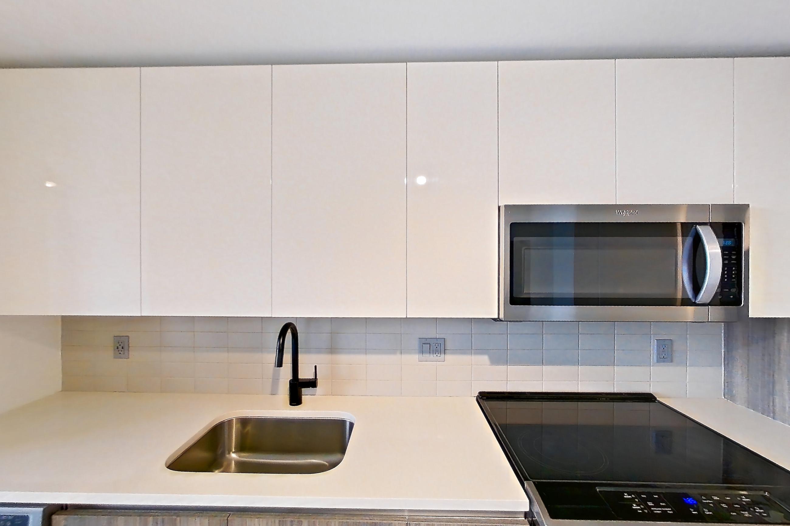 Kitchen in Apartment 1818 at Cortland Midtown Miami, S1 - Brickell floor plan
