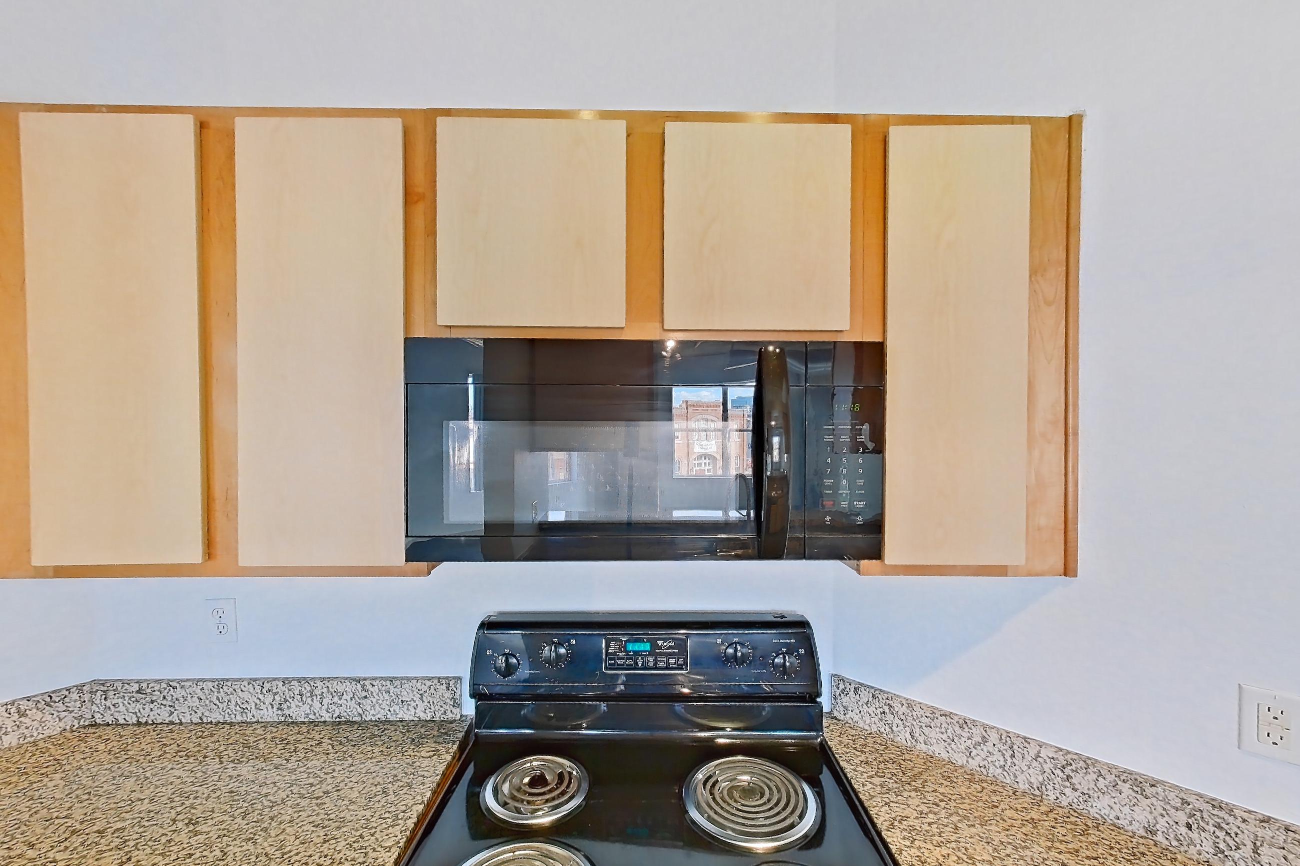 Kitchen in Apartment 1318 at Cortland on Blake, B6 floor plan