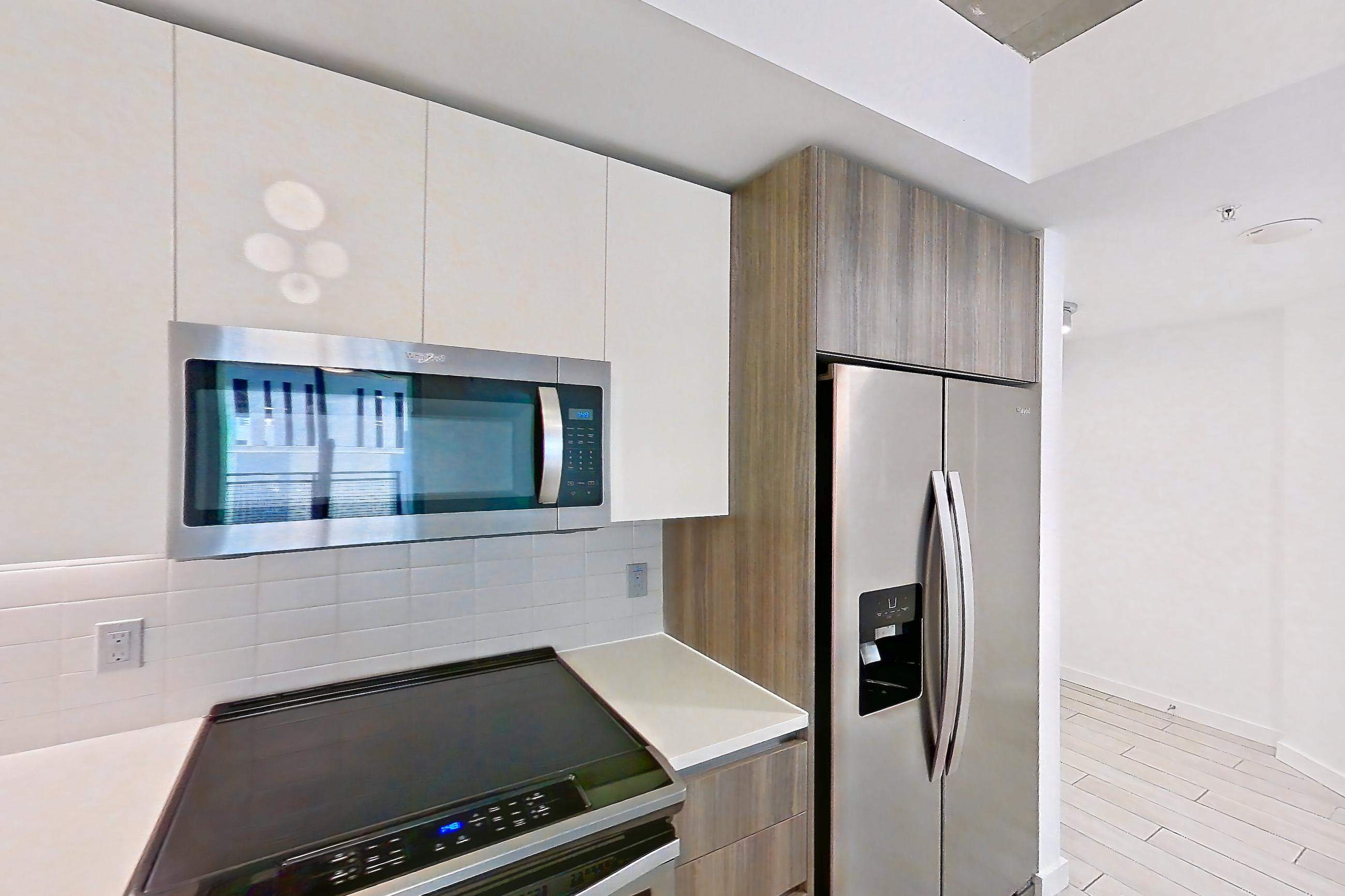 Kitchen in Apartment 0907 at Cortland Midtown Miami, S2 - Belle Isle floor plan