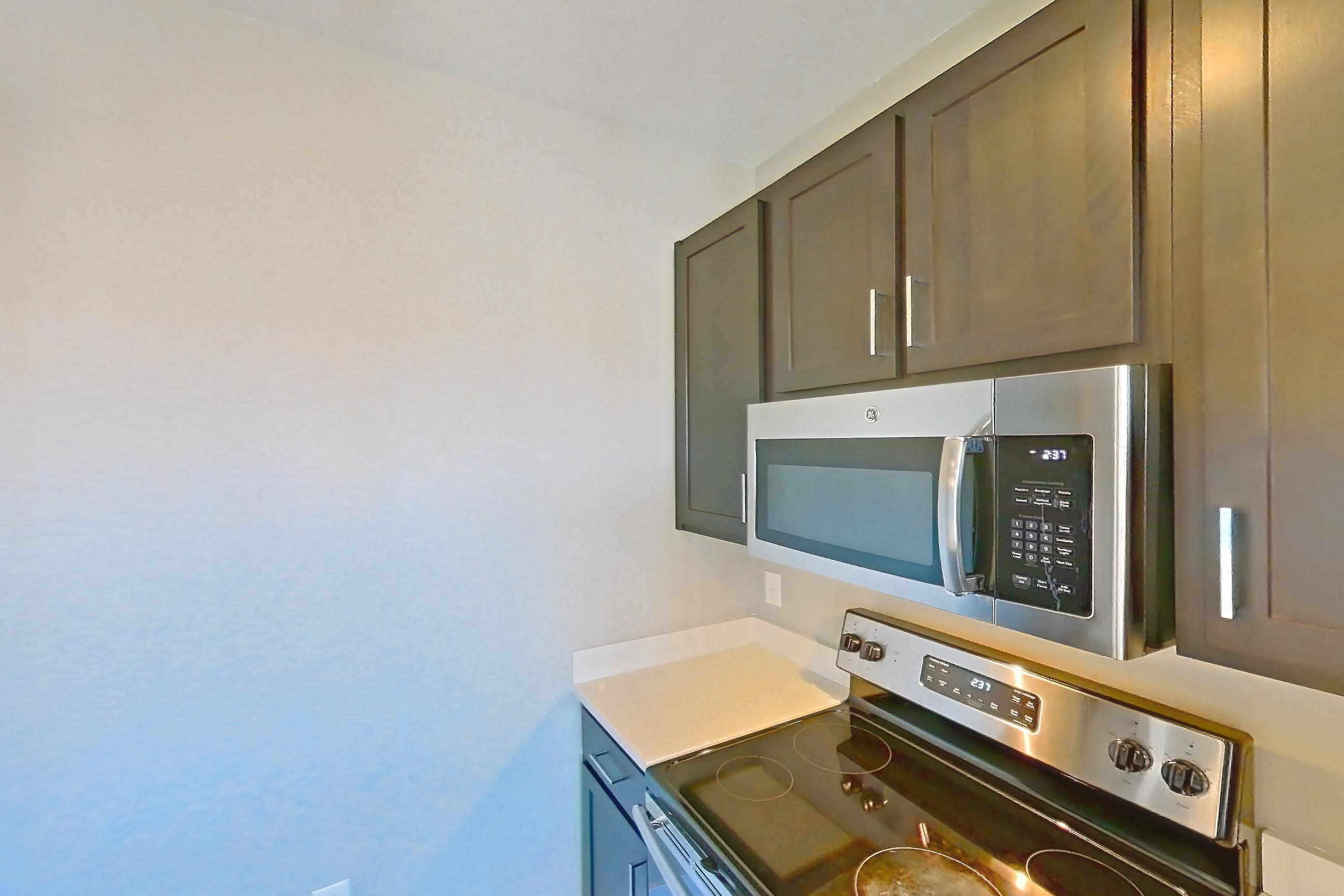 Kitchen in Apartment q303 at Cortland at Ten Mile, B2 - Cascade floor plan
