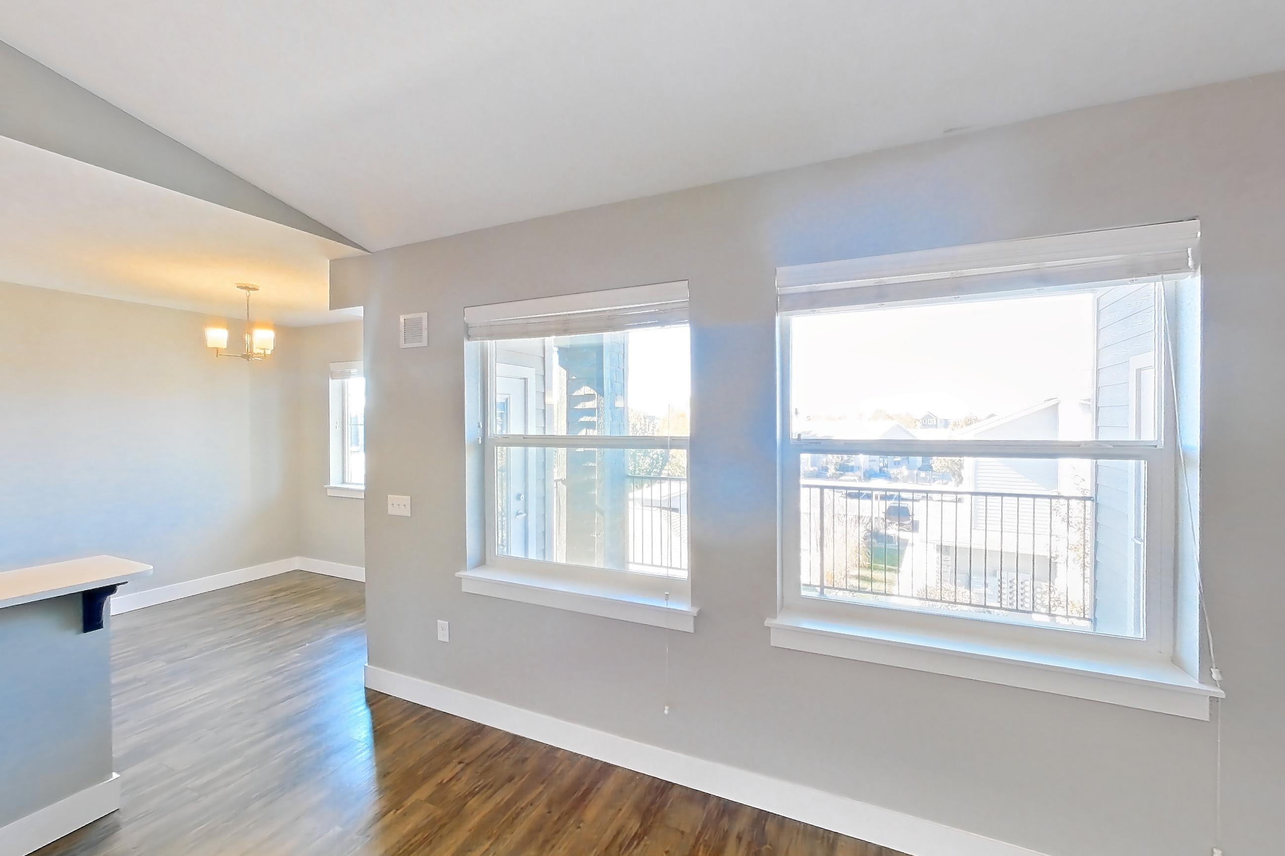 Living room in Apartment q303 at Cortland at Ten Mile, B2 - Cascade floor plan