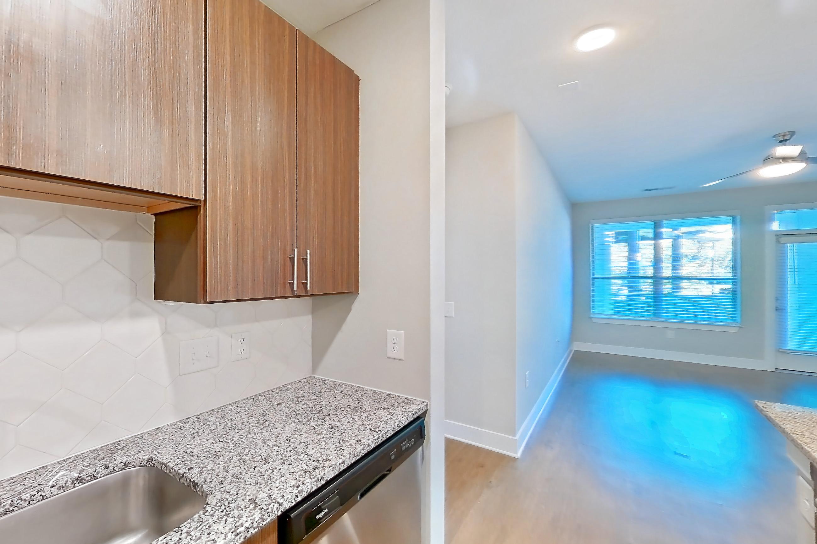 Kitchen in Apartment 3111 at Cortland Cary, B1 - Jackson floor plan