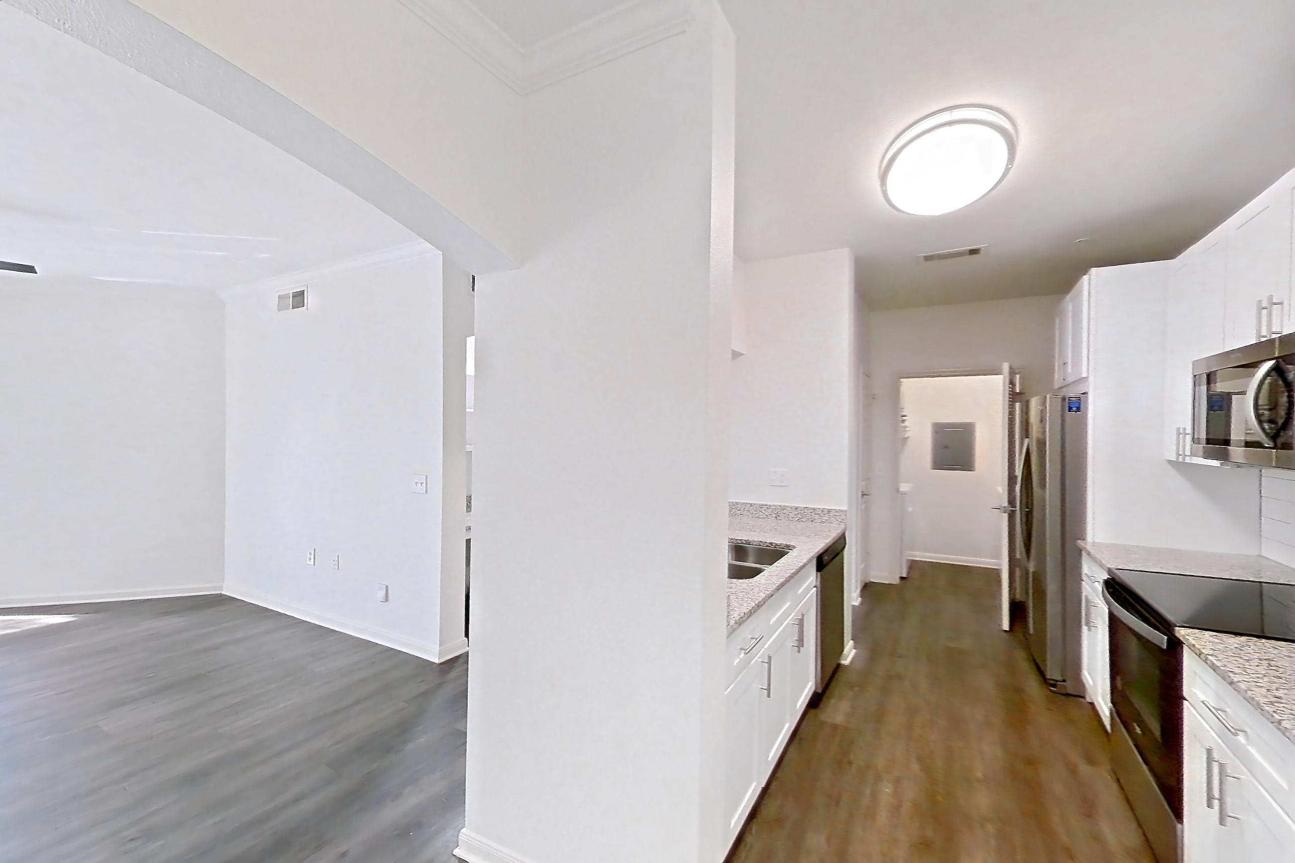 Dining room in Apartment 1031 at Cortland Ridglea, B2R - Shady Side floor plan