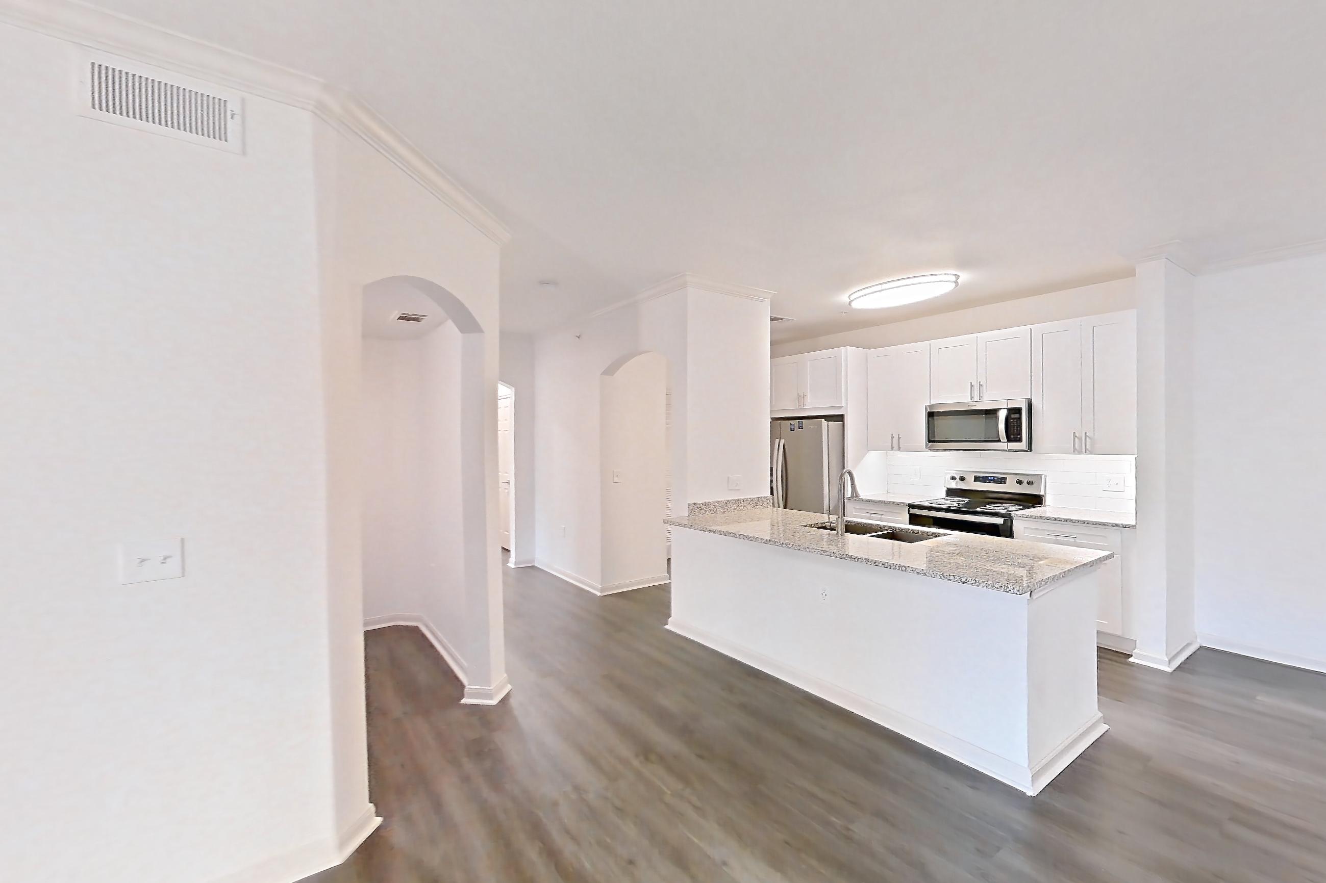 Living room, Apartment 1118 at Cortland Ridglea