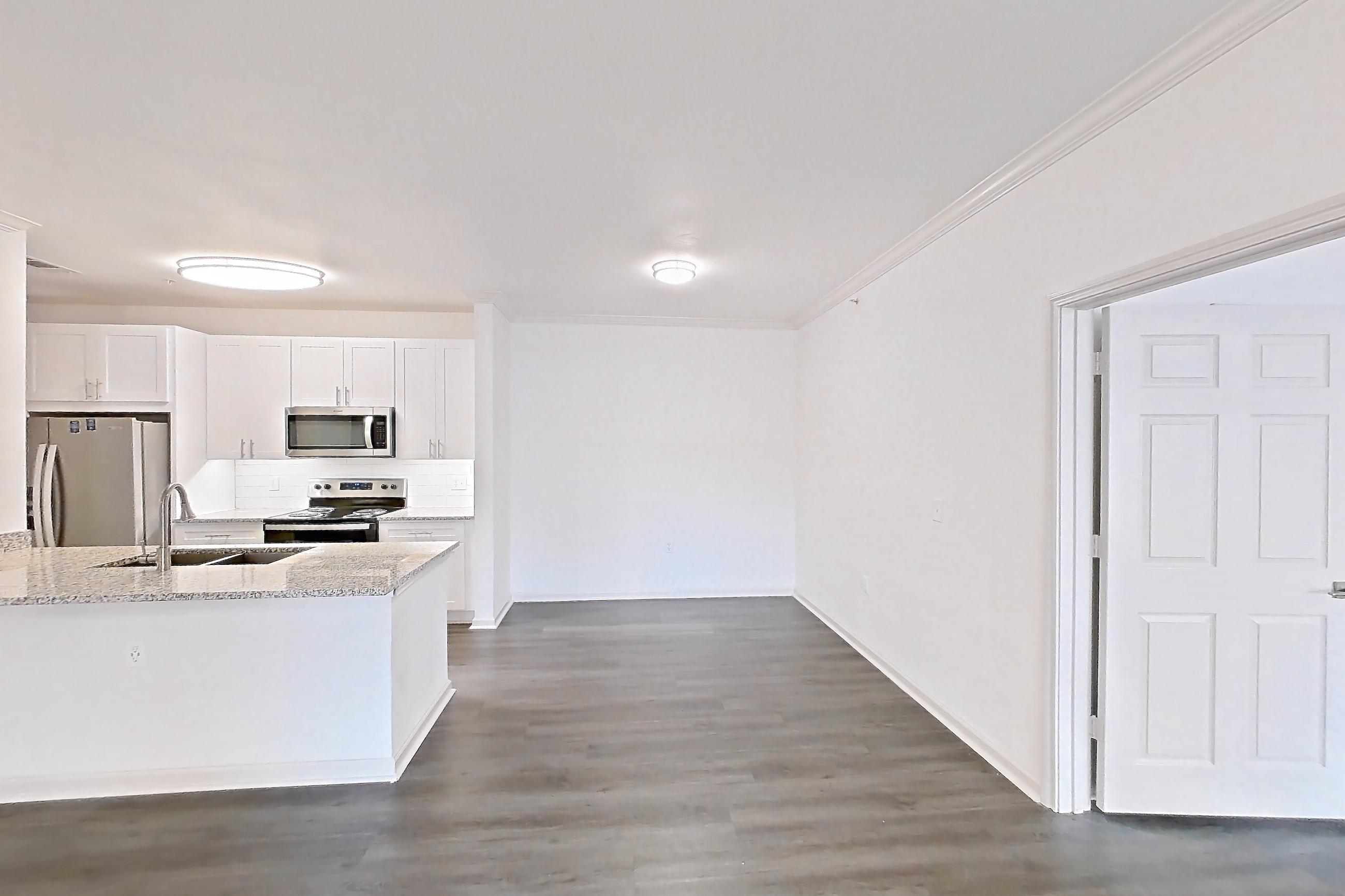 Living room in Apartment 1118 at Cortland Ridglea, B3R - Sunset floor plan